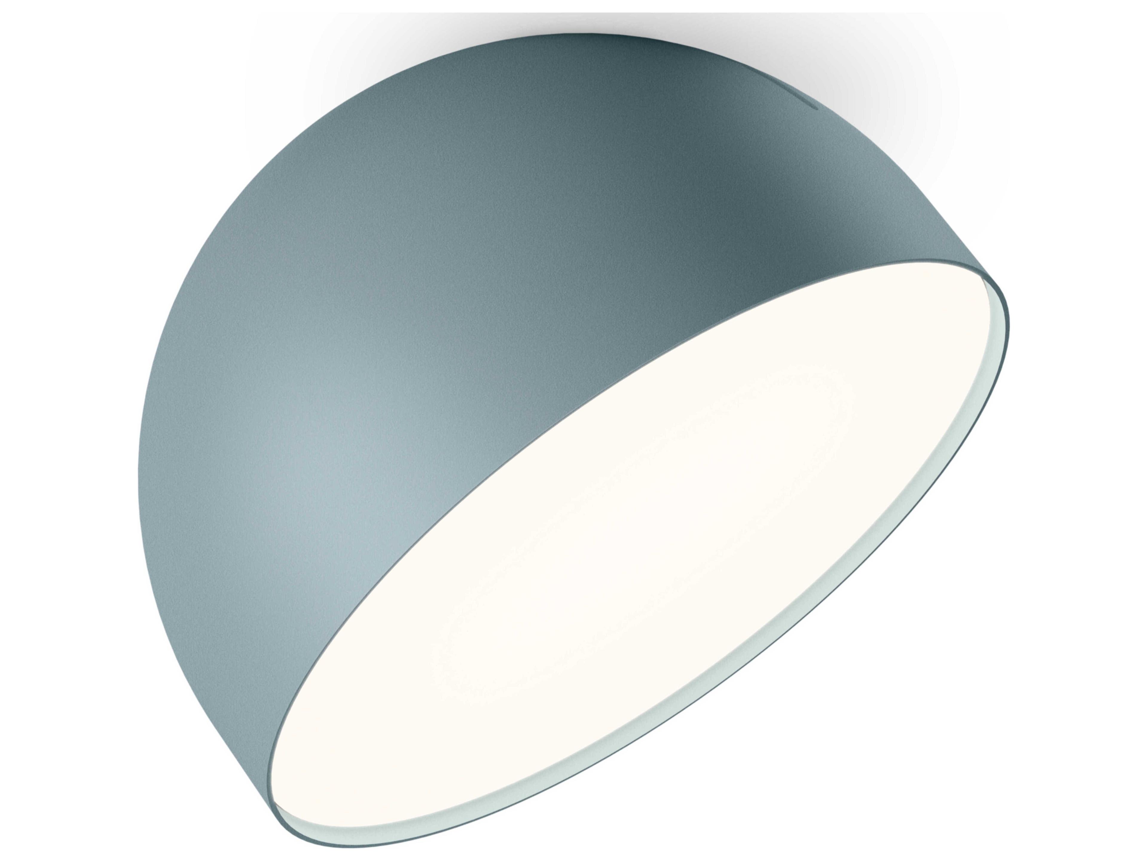 Vibia Plusminus Solo 1-Light Blue Dome Flush Mount