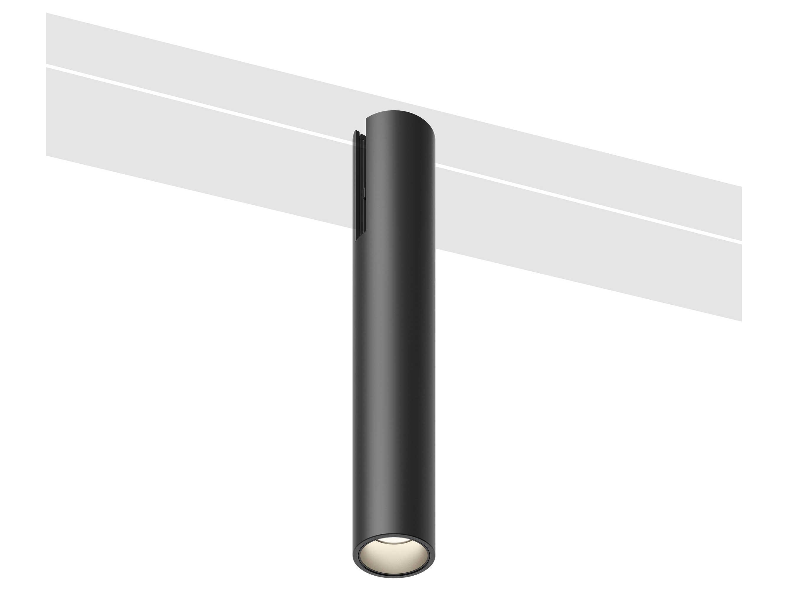 Vibia Bind 1-Light Black Cylinder Spot Light