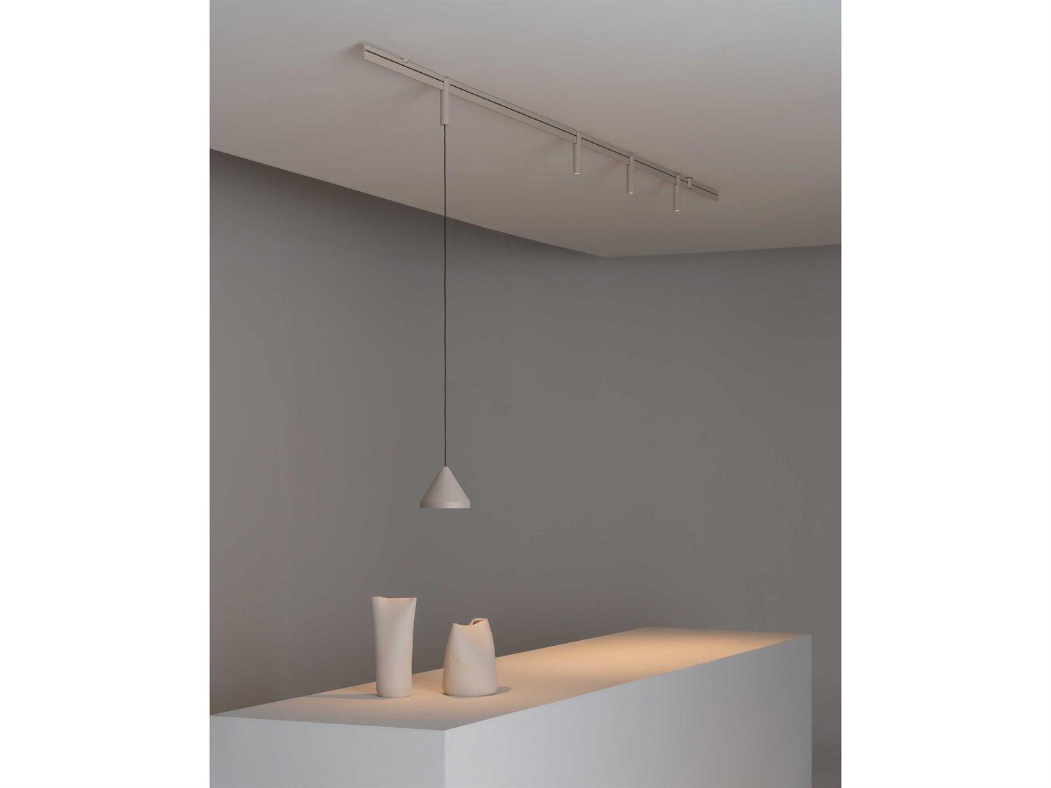 Vibia Bind 1-Light Off White Cylinder Spot Light