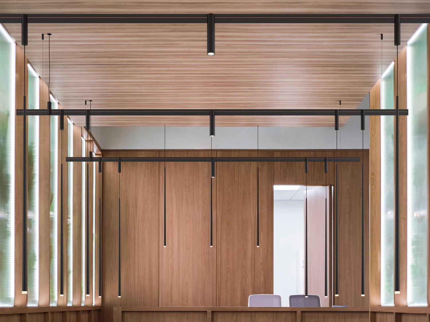 Vibia Bind 1-Light Black Cylinder Spot Light