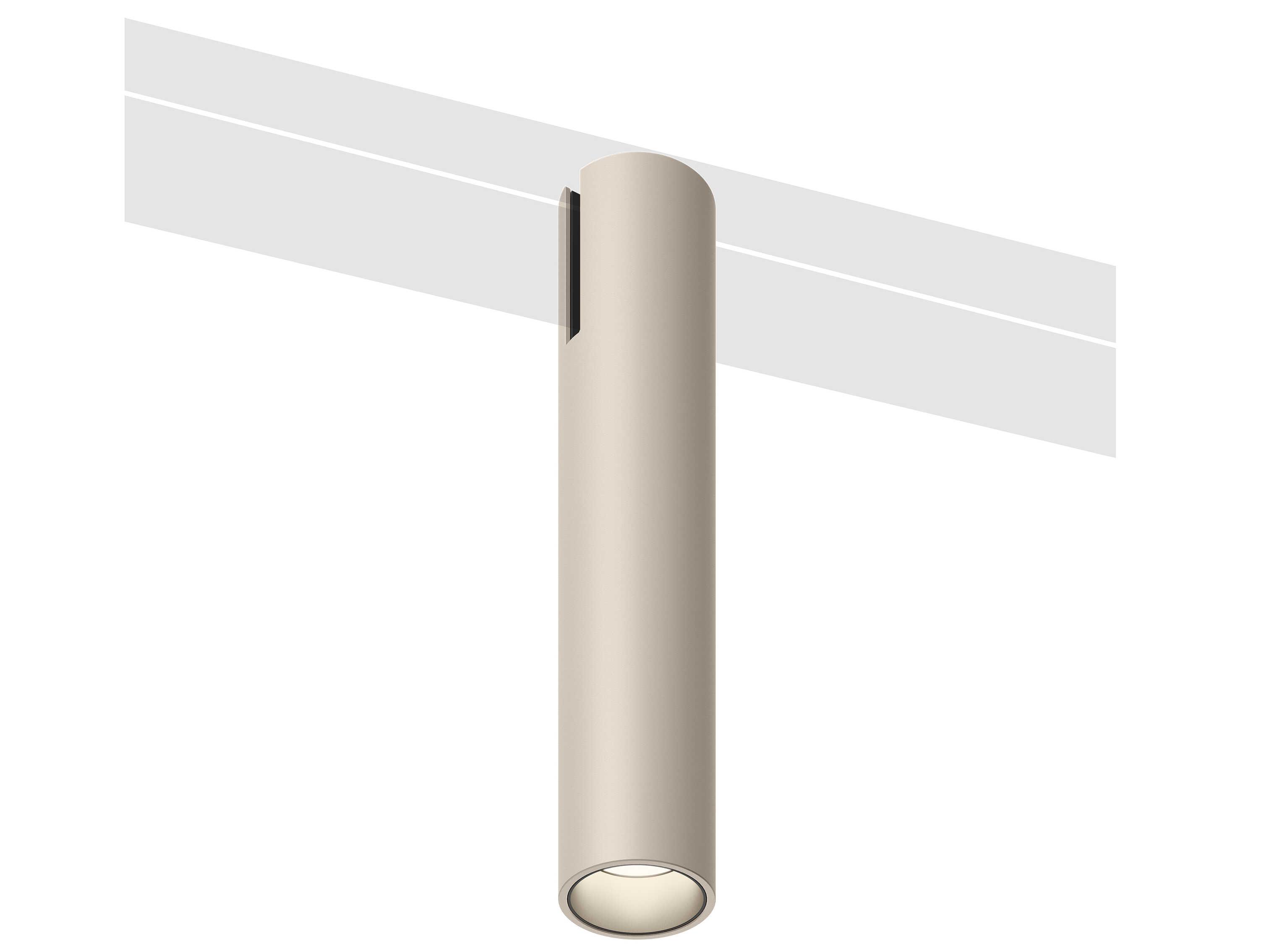 Vibia Bind 1-Light Off White Cylinder Spot Light