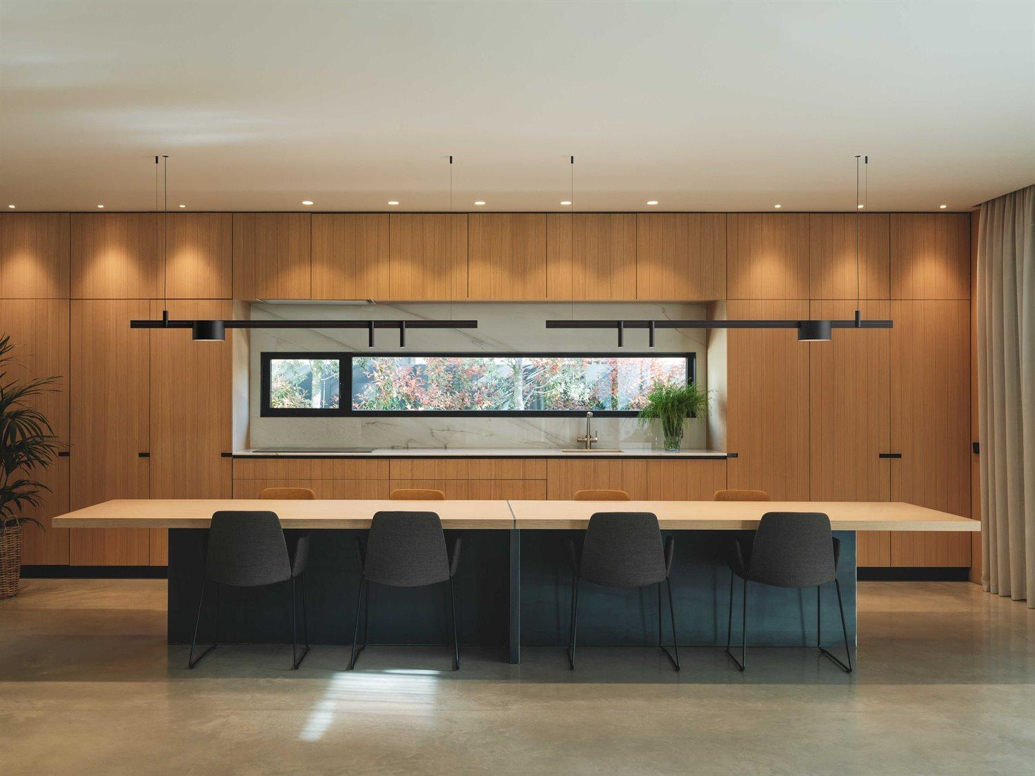 Vibia Bind 1-Light Black Drum Track & Rail Light