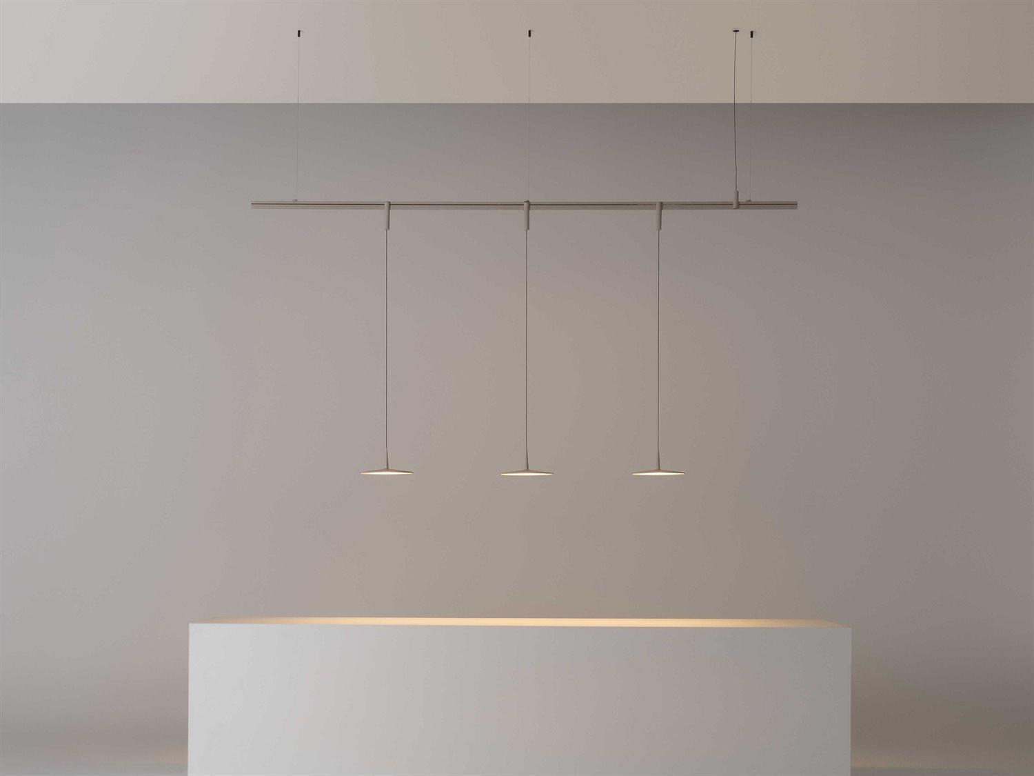 Vibia Bind 1-Light Gray Round Track & Rail Light