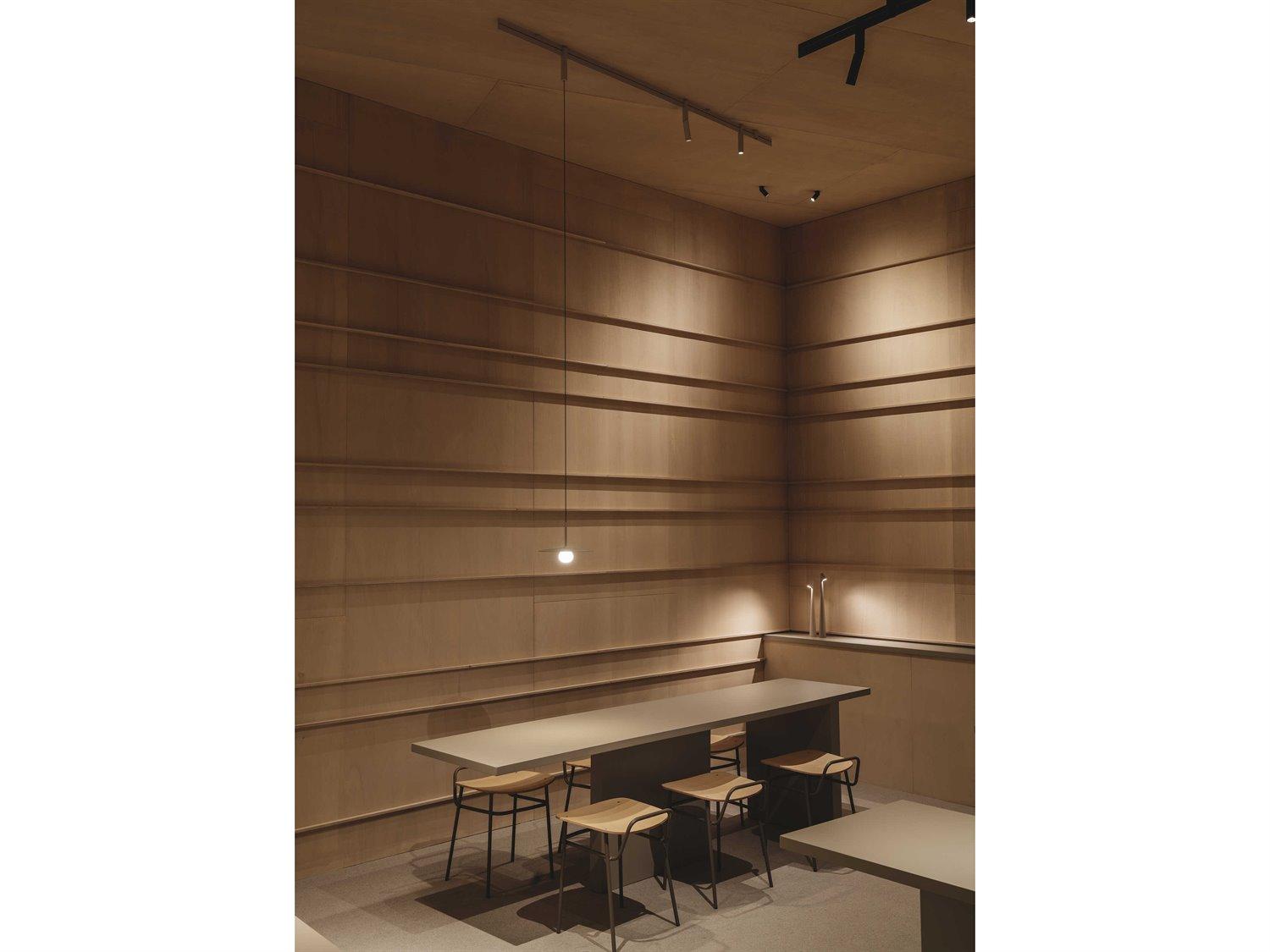 Vibia Bind 1-Light Black Round Track & Rail Light