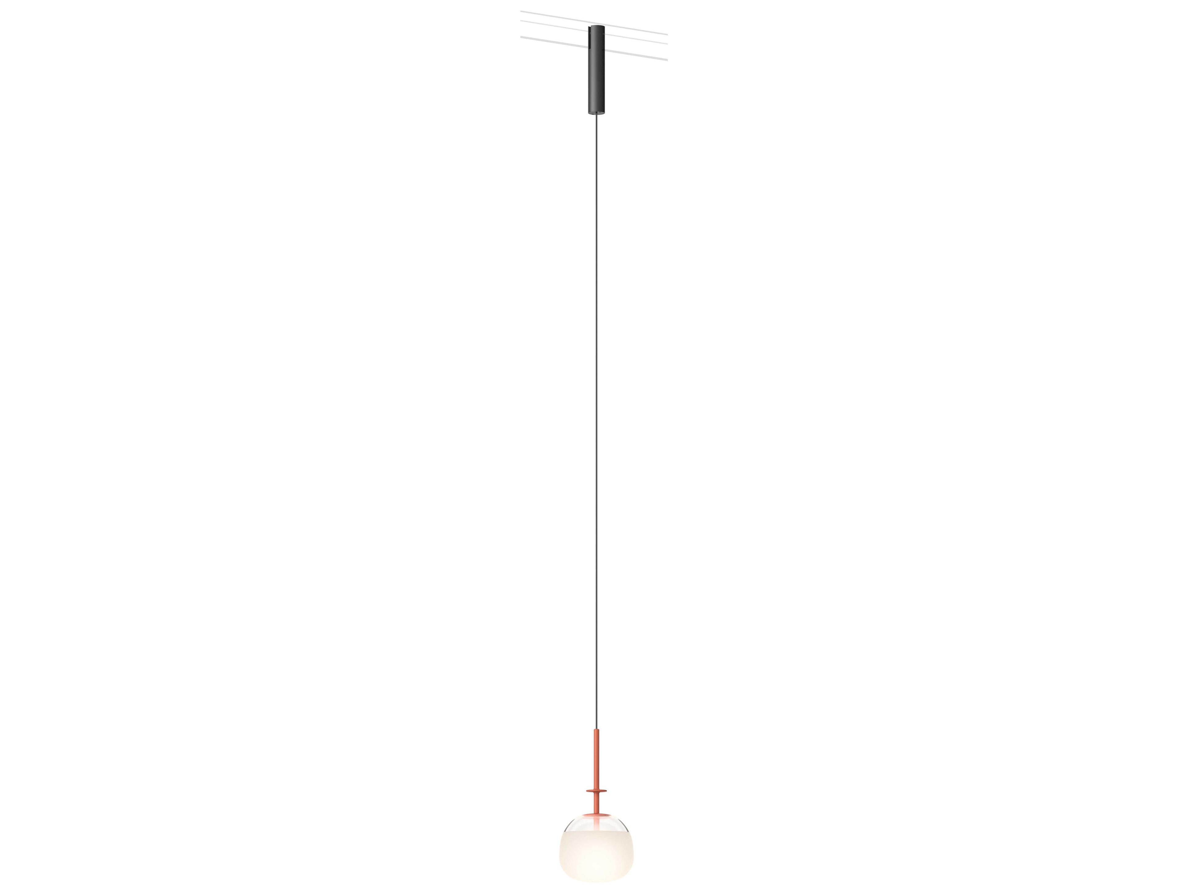 Vibia Bind 1-Light Black Globe Track & Rail Light