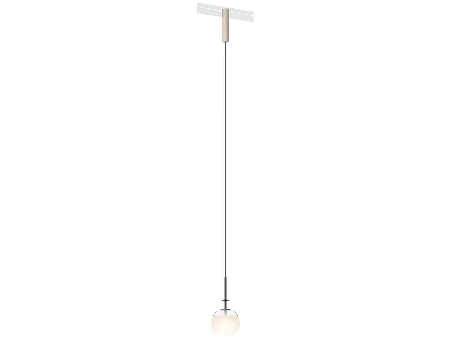 Vibia Bind 1-Light Off White Globe Track & Rail Light