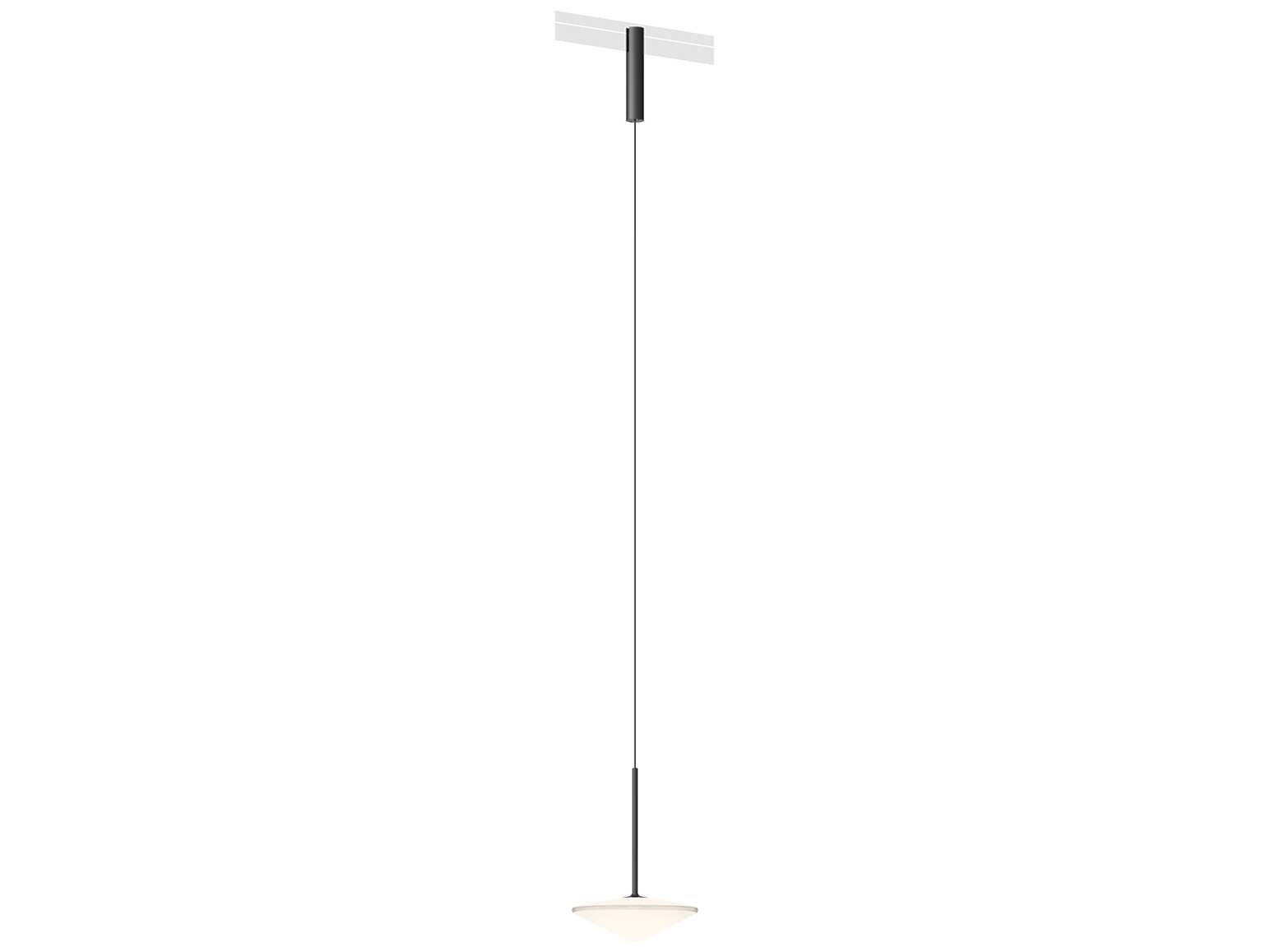 Vibia Bind 1-Light Black Round Track & Rail Light