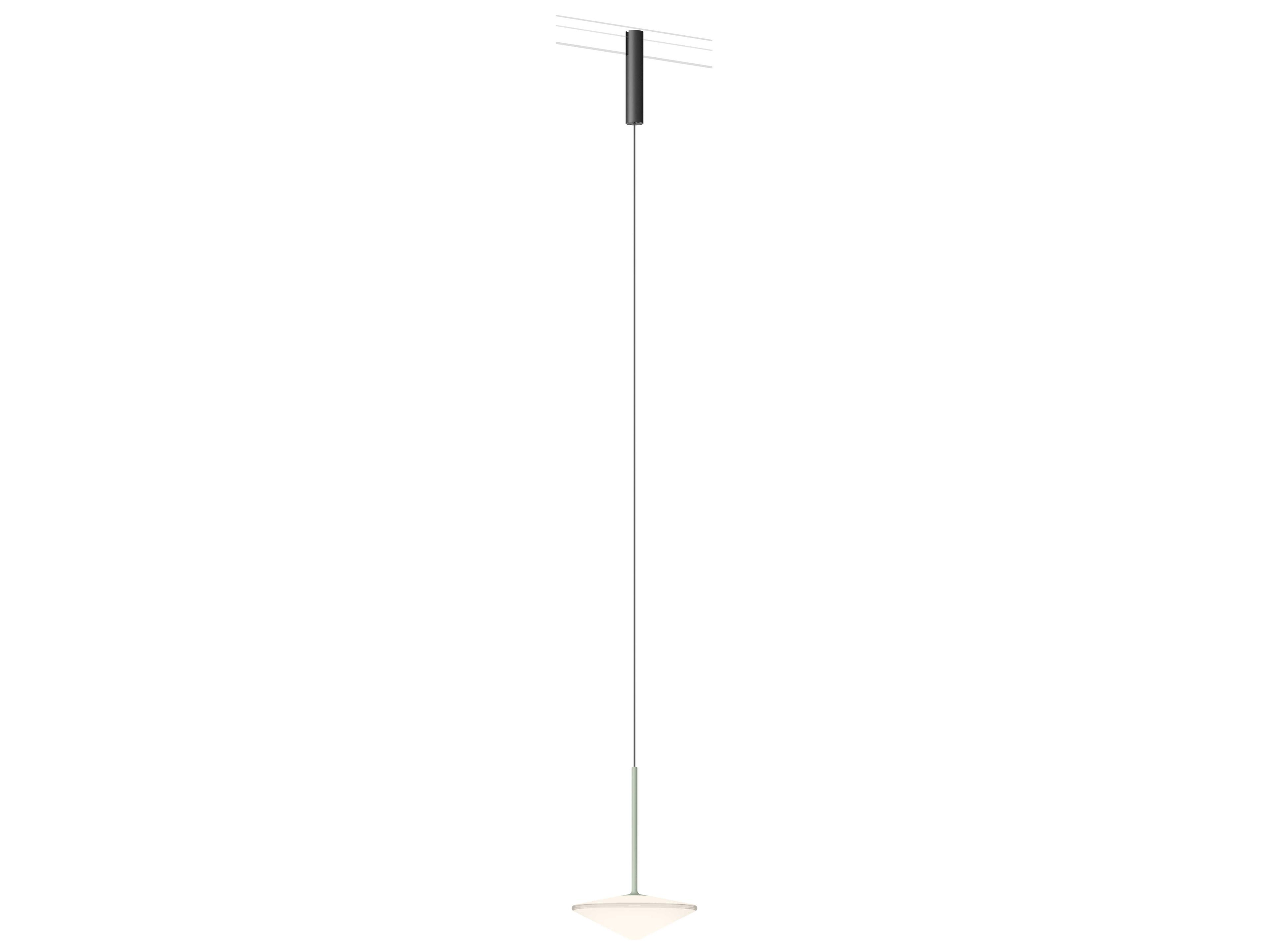 Vibia Bind 1-Light Black Round Track & Rail Light