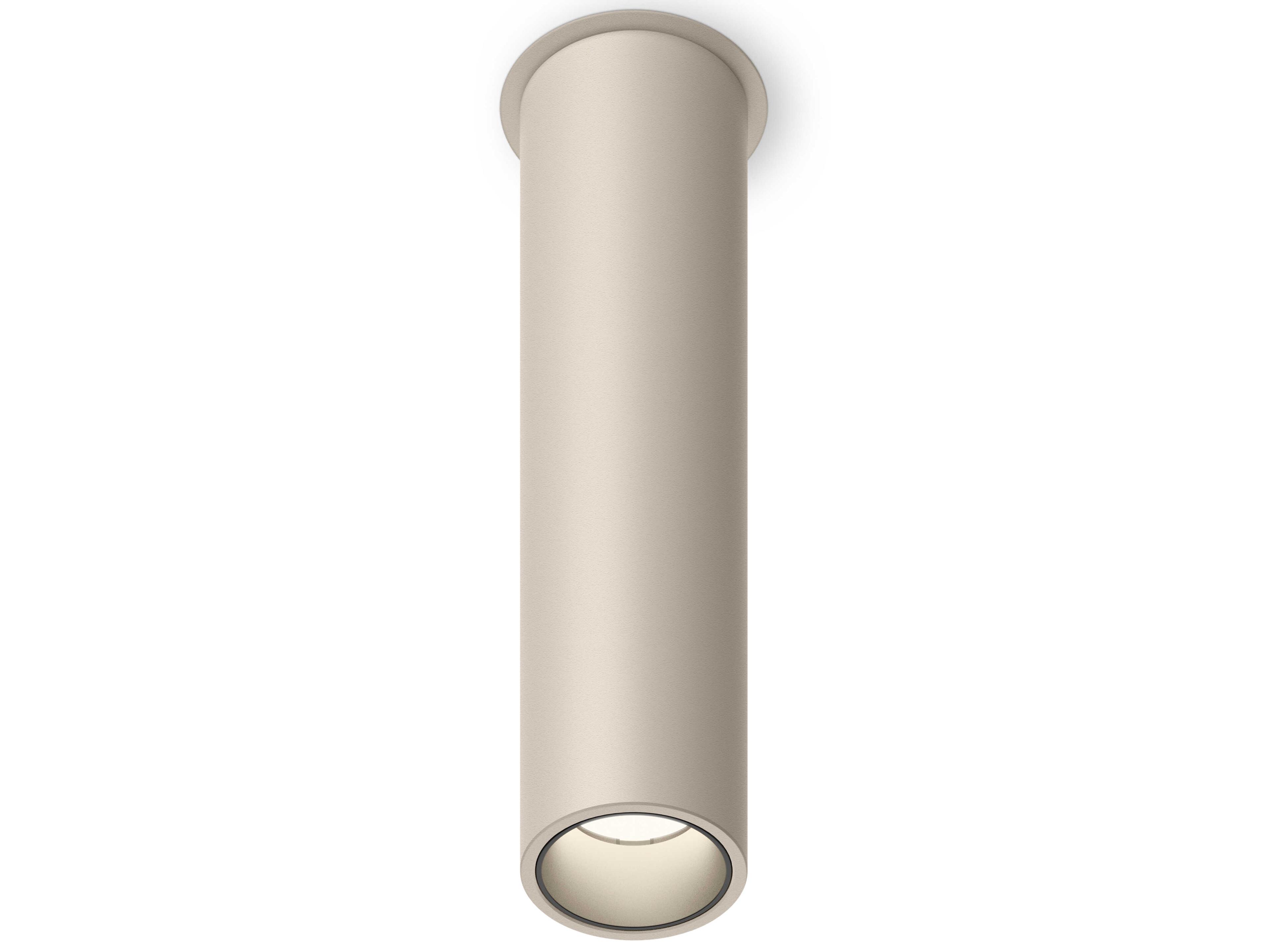 Vibia Bind Solo 1-Light Off White Cylinder Flush Mount