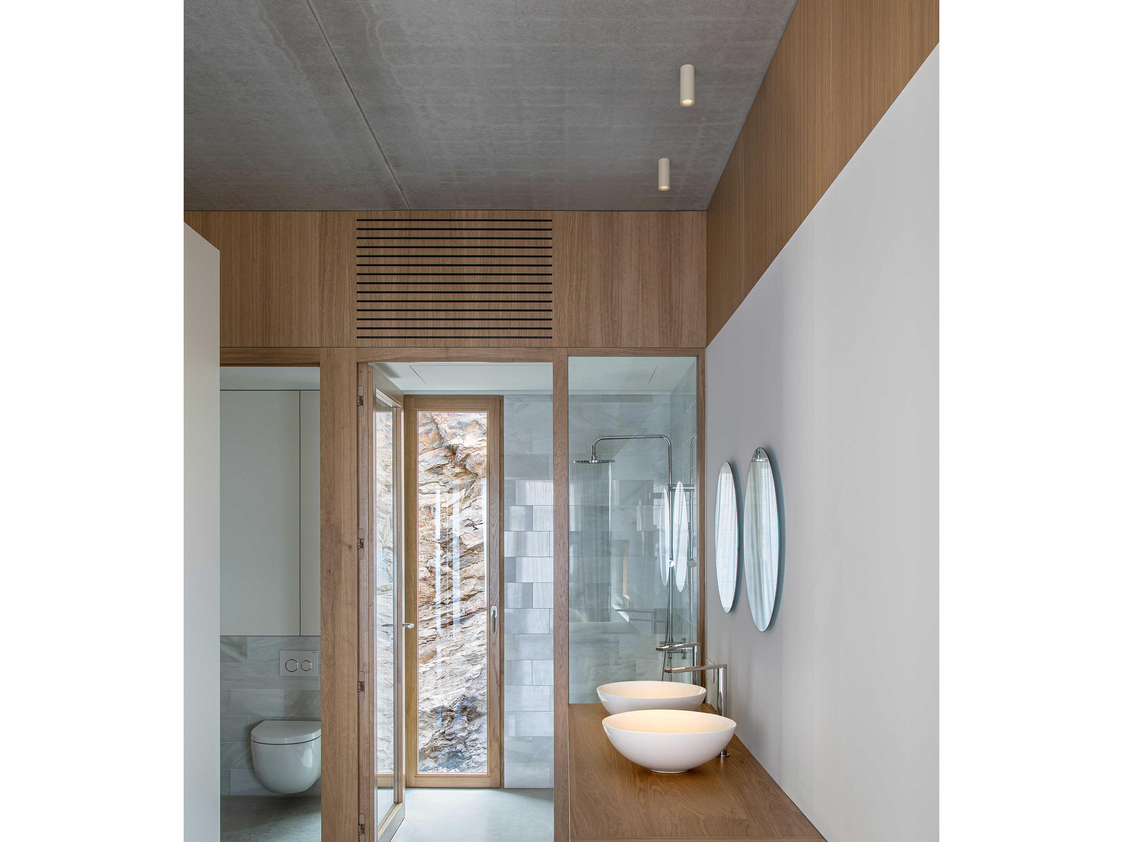 Vibia Bind Solo 1-Light Off White Cylinder Flush Mount