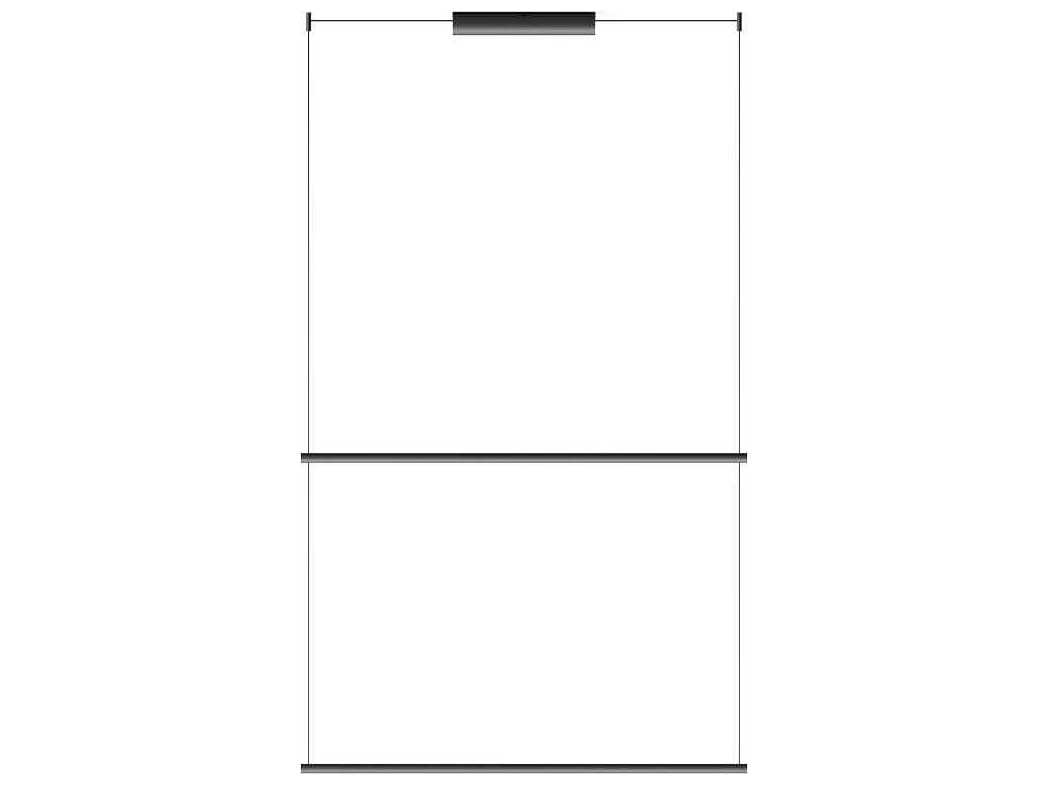 Vibia Circus Black 43" Pendant Track