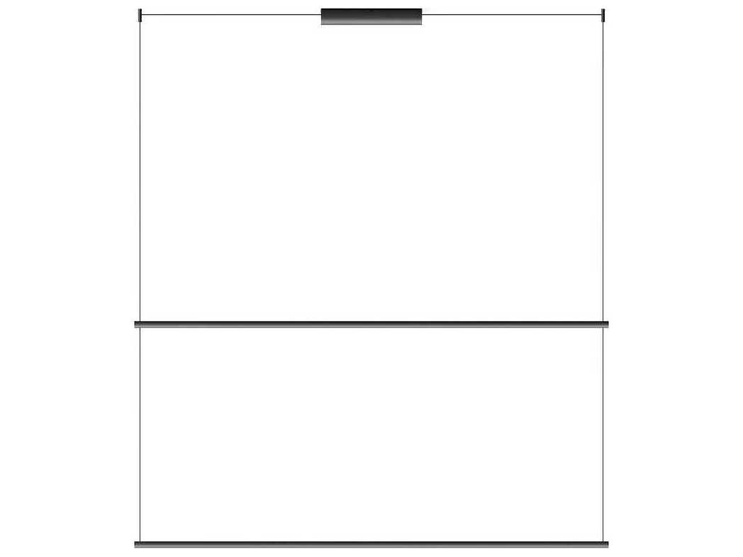 Vibia Circus Black 59" Pendant Track