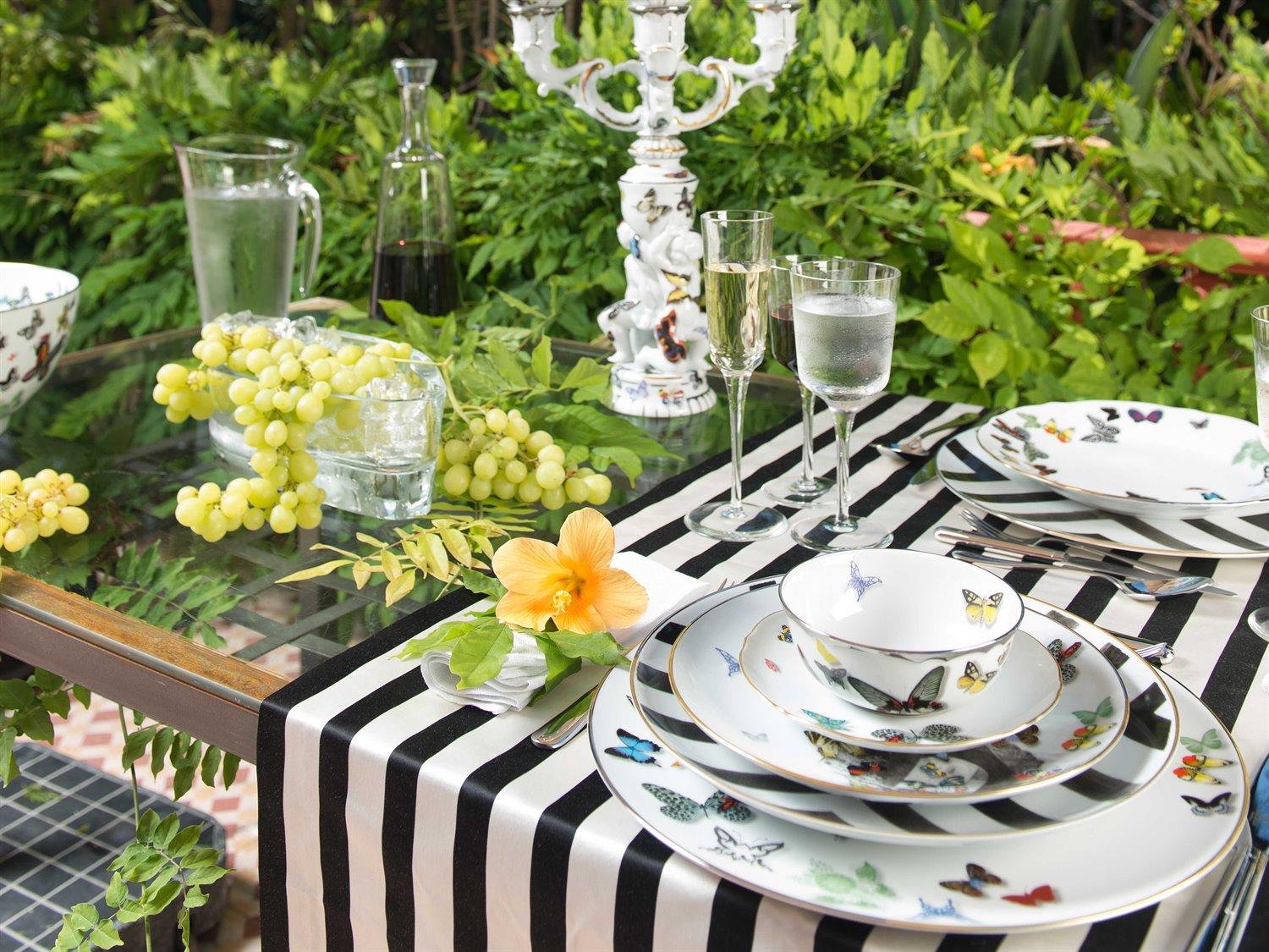 Vista Alegre Lacroix Butterfly Parade Charger Plate