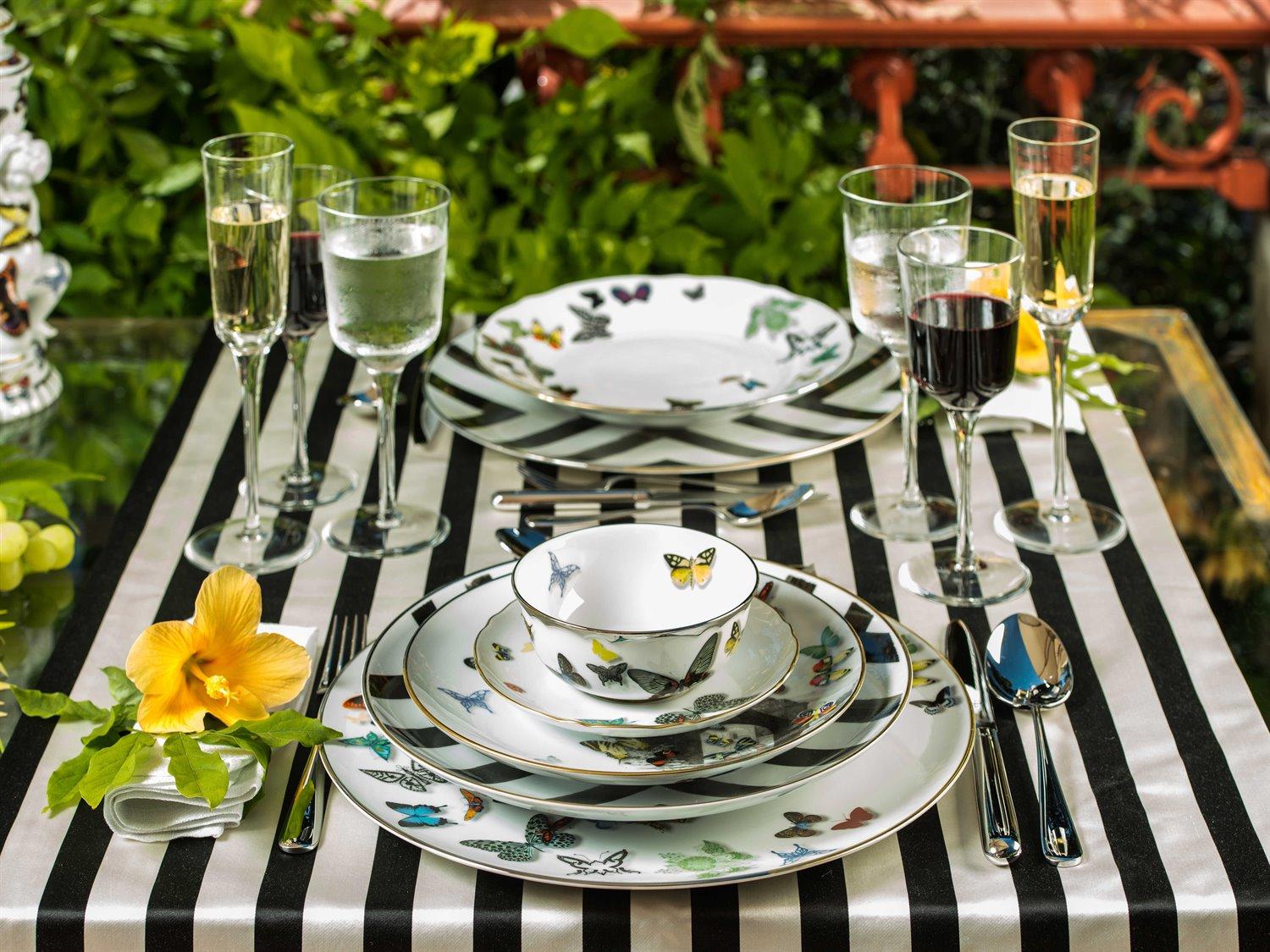 Vista Alegre Lacroix Butterfly Parade Charger Plate