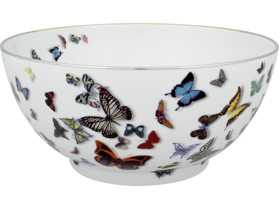 Vista Alegre Lacroix Butterfly Parade Salad Bowl