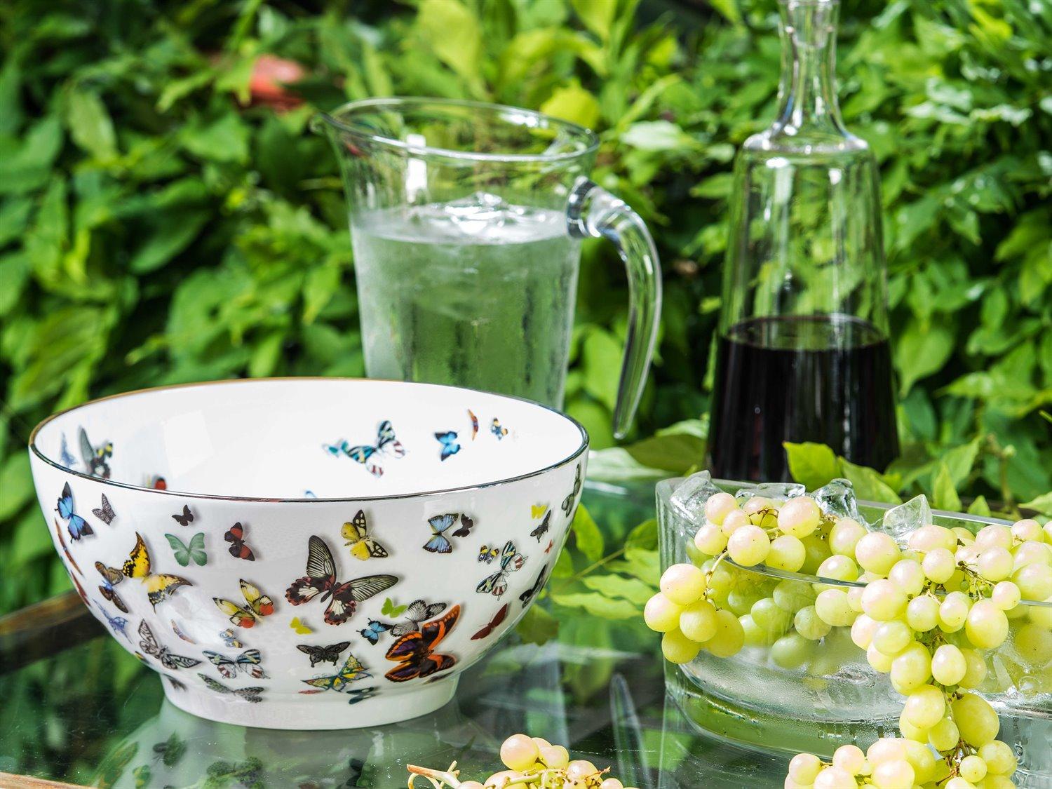 Vista Alegre Lacroix Butterfly Parade Salad Bowl