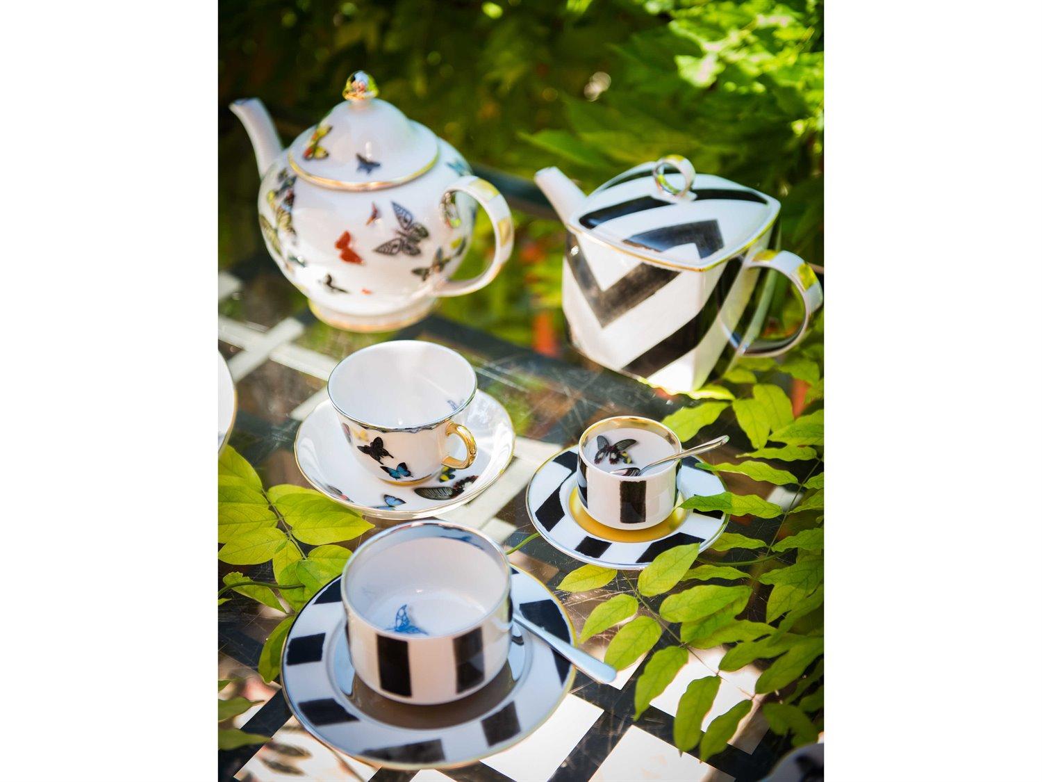 Vista Alegre Lacroix Butterfly Parade Tea Pot