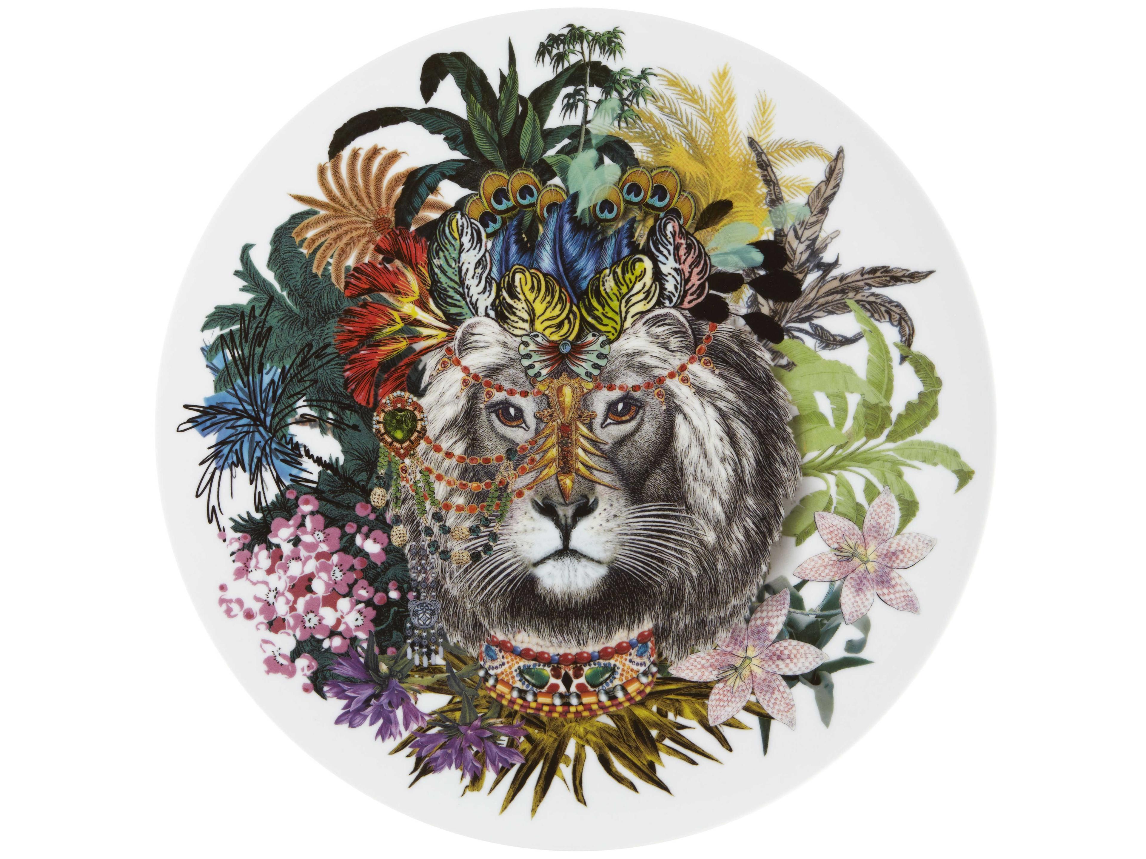 Vista Alegre Lacroix Love Who You Want Jungle King Charger Plate