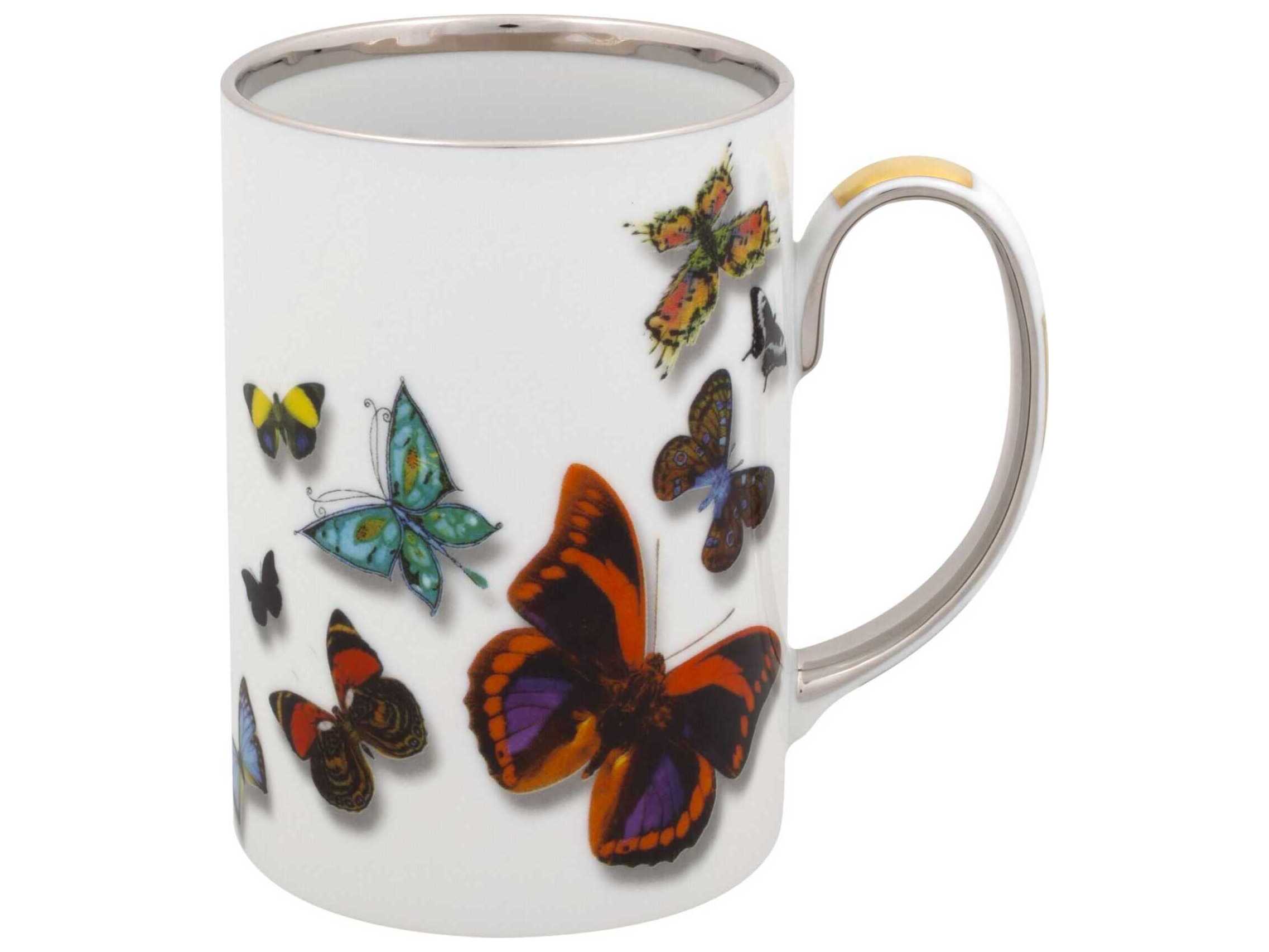Vista Alegre Lacroix Butterfly Parade Mug Set of 4