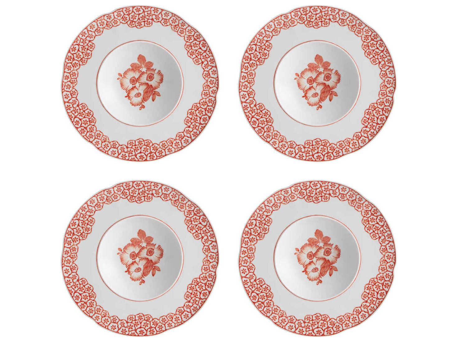 Vista Alegre Coralina Soup Plate Set of 4