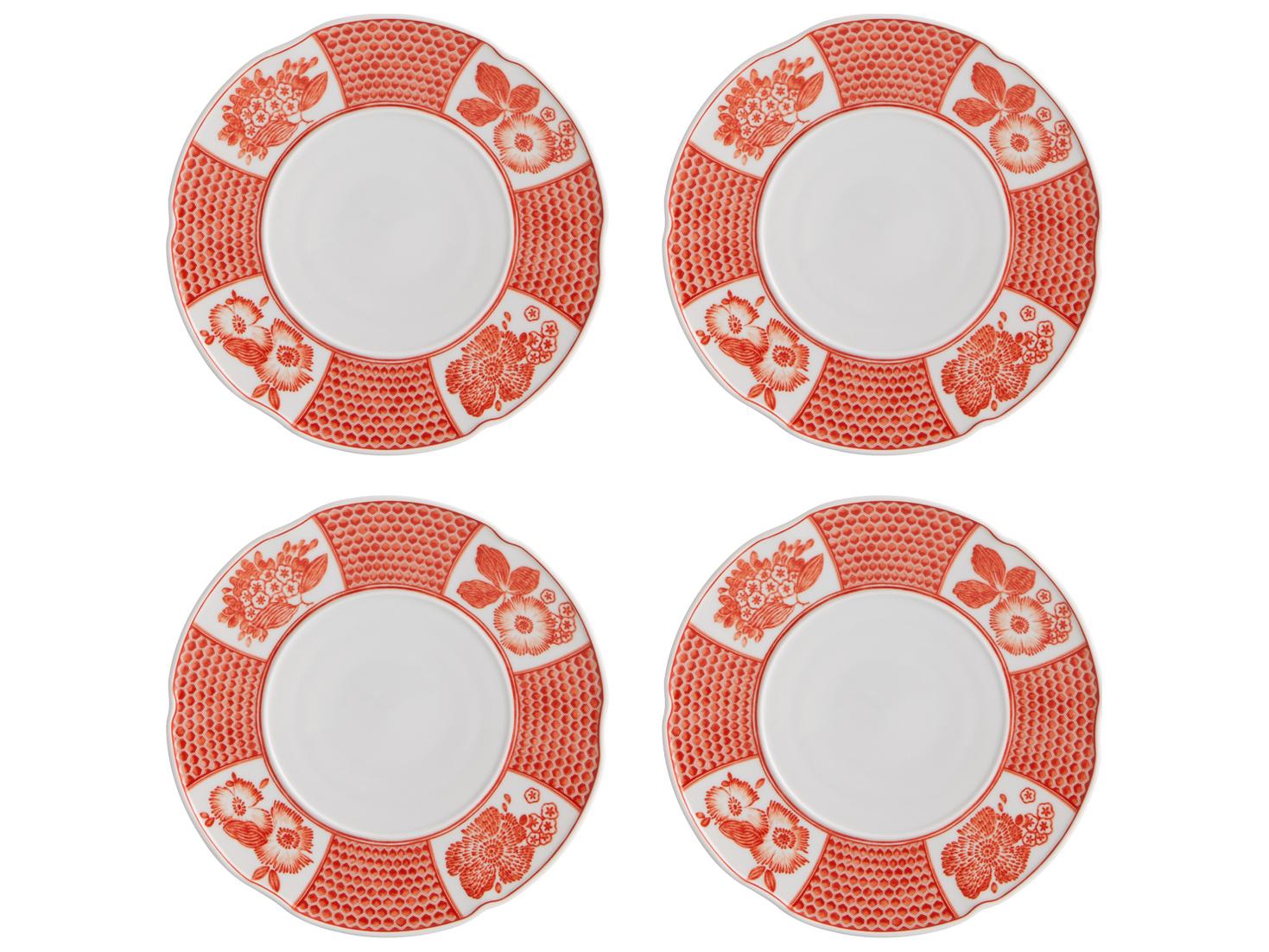 Vista Alegre Coralina Bread and Butter Plate Set of 4