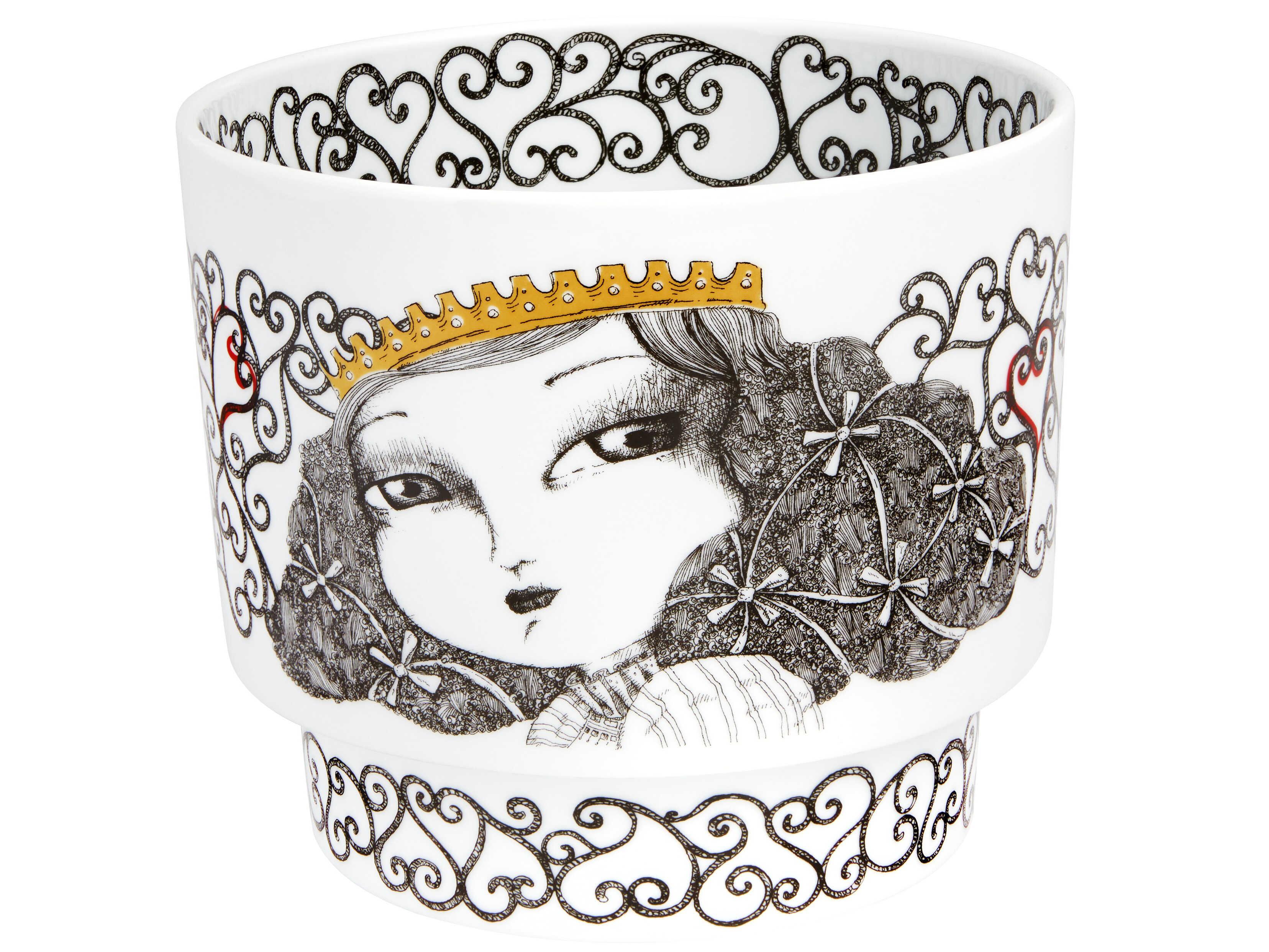 Vista Alegre Rainhas De Portugal Queen Ines De Castro Cachepot