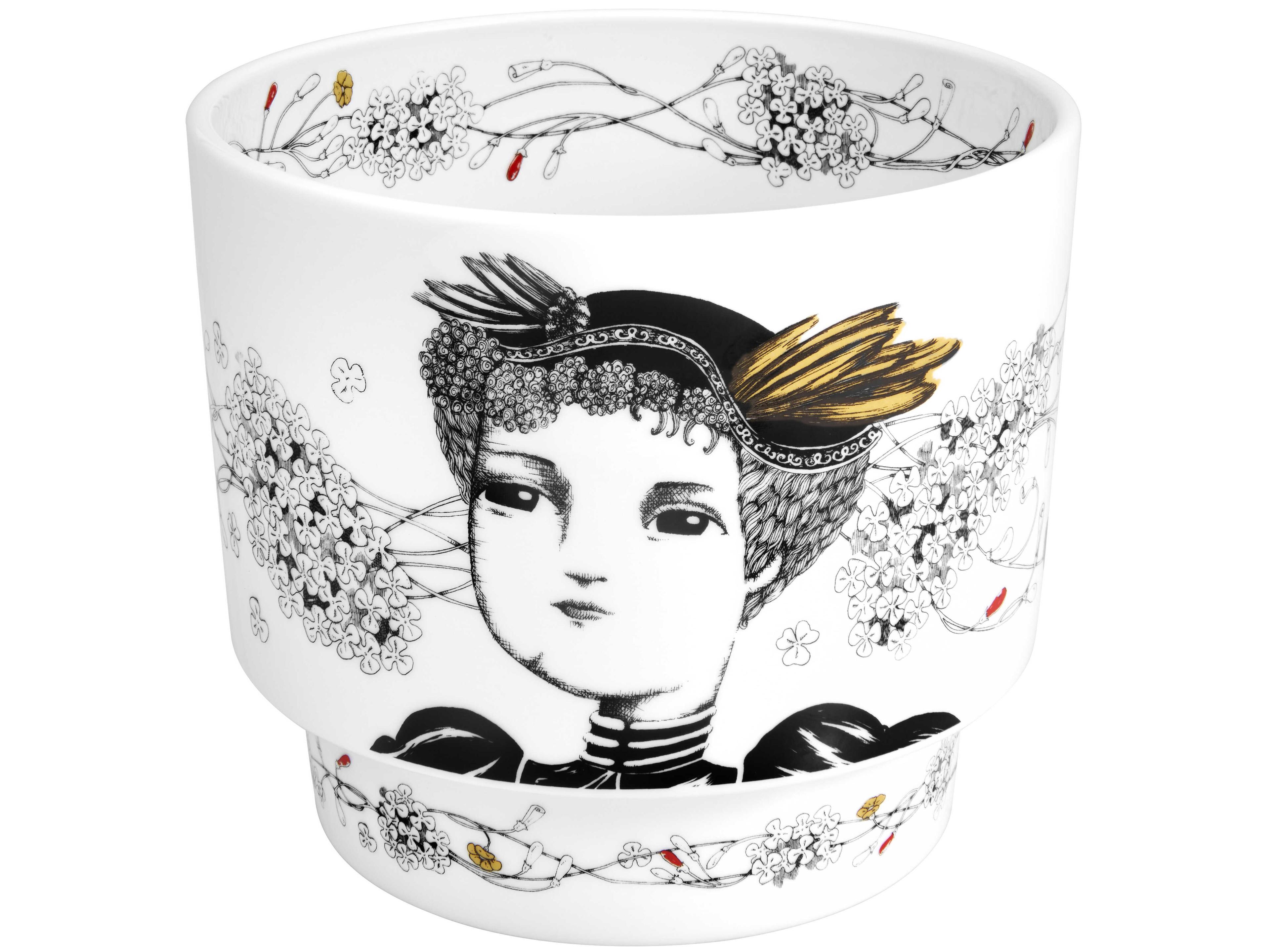 Vista Alegre Rainhas De Portugal Queen D. Amelia Cachepot