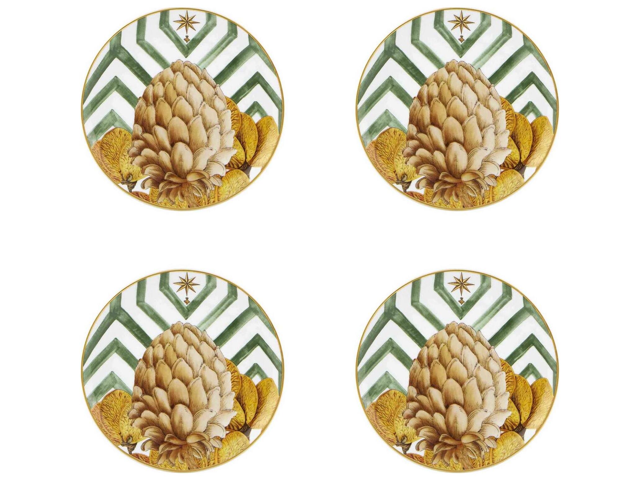 Vista Alegre Amazonia Bread and Butter Plate Set of 4