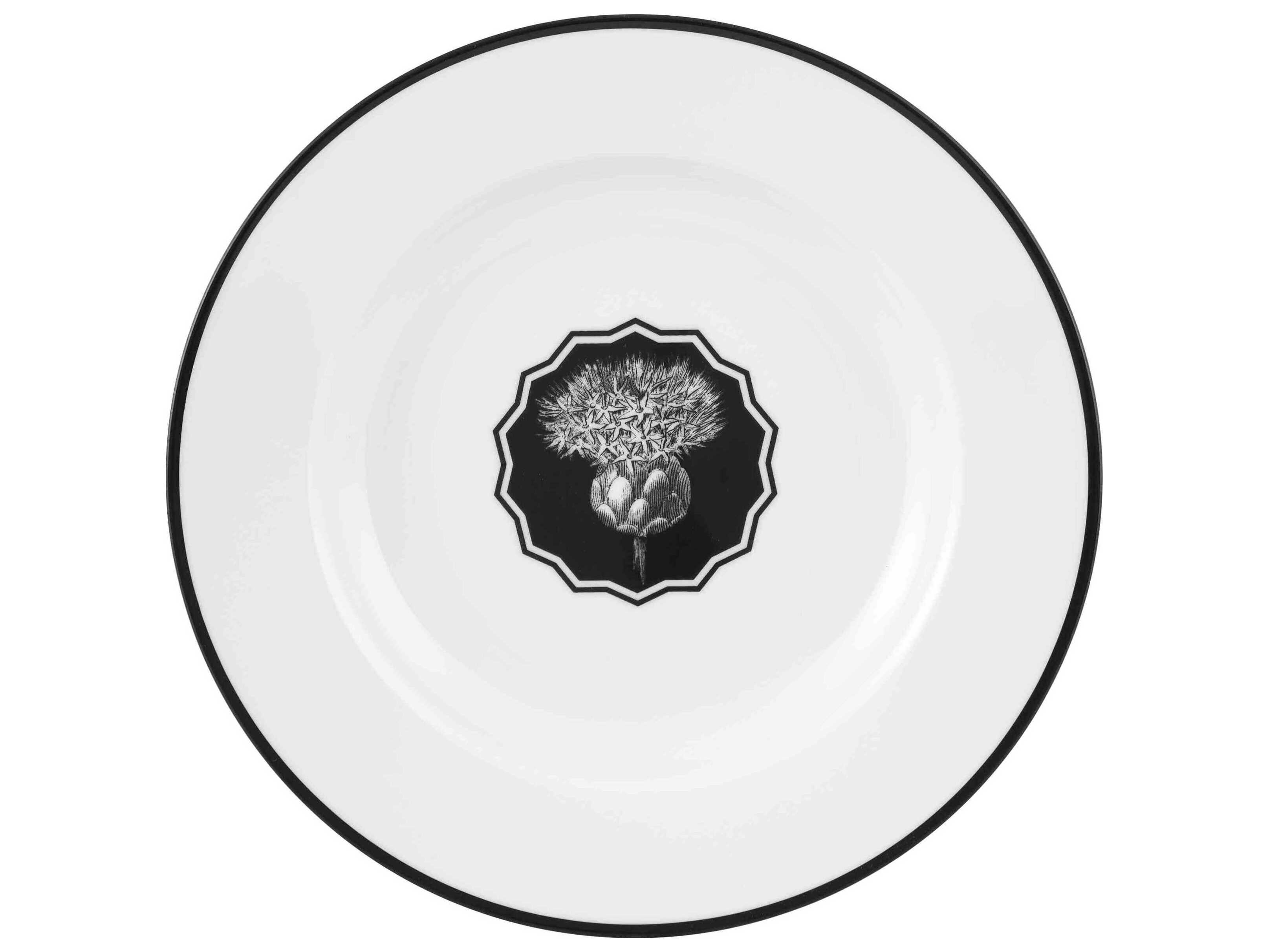 Vista Alegre Lacroix Herbariae White Dessert Plate Set of 4