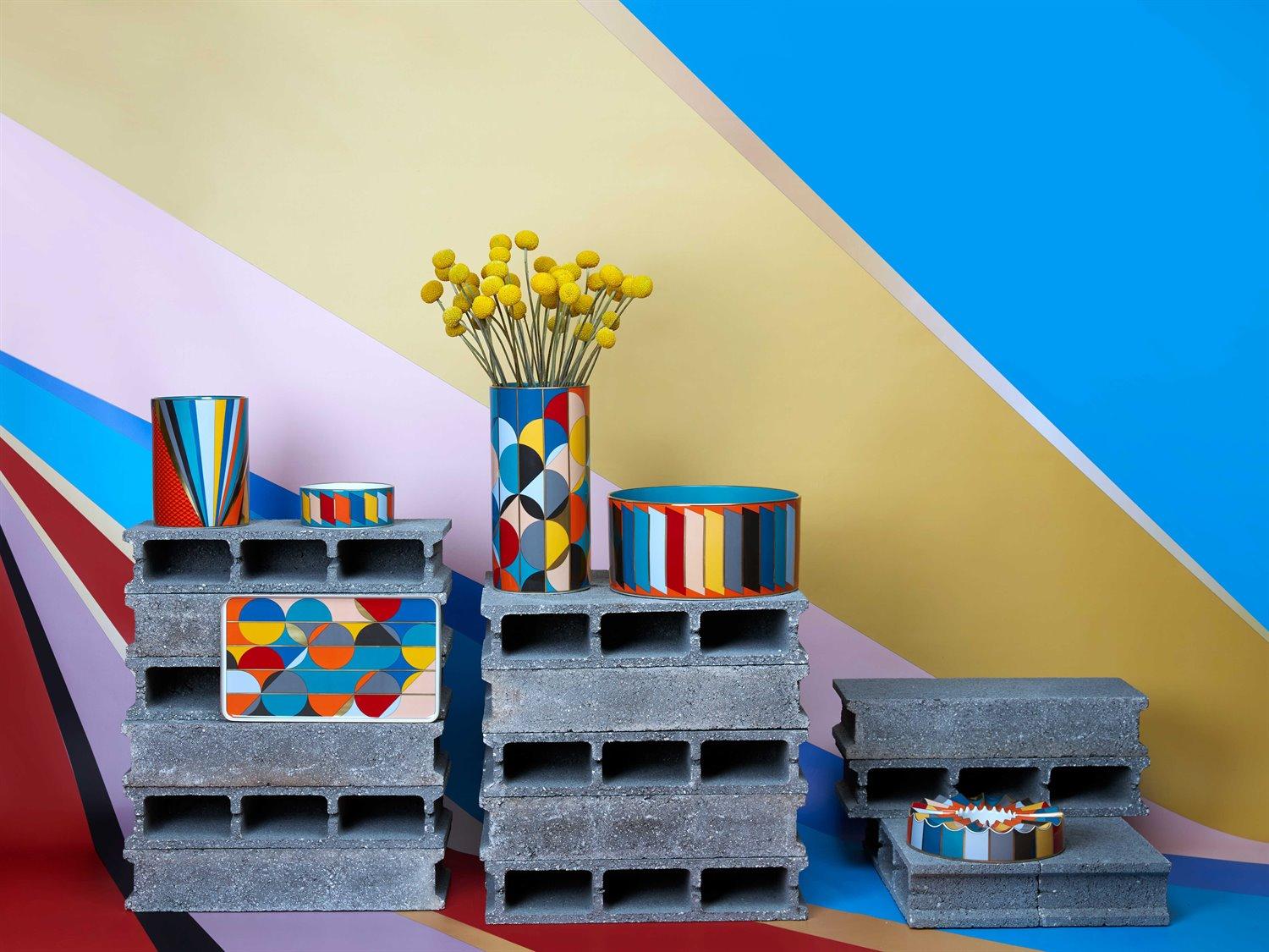 Vista Alegre Futurismo Tall Centerpiece