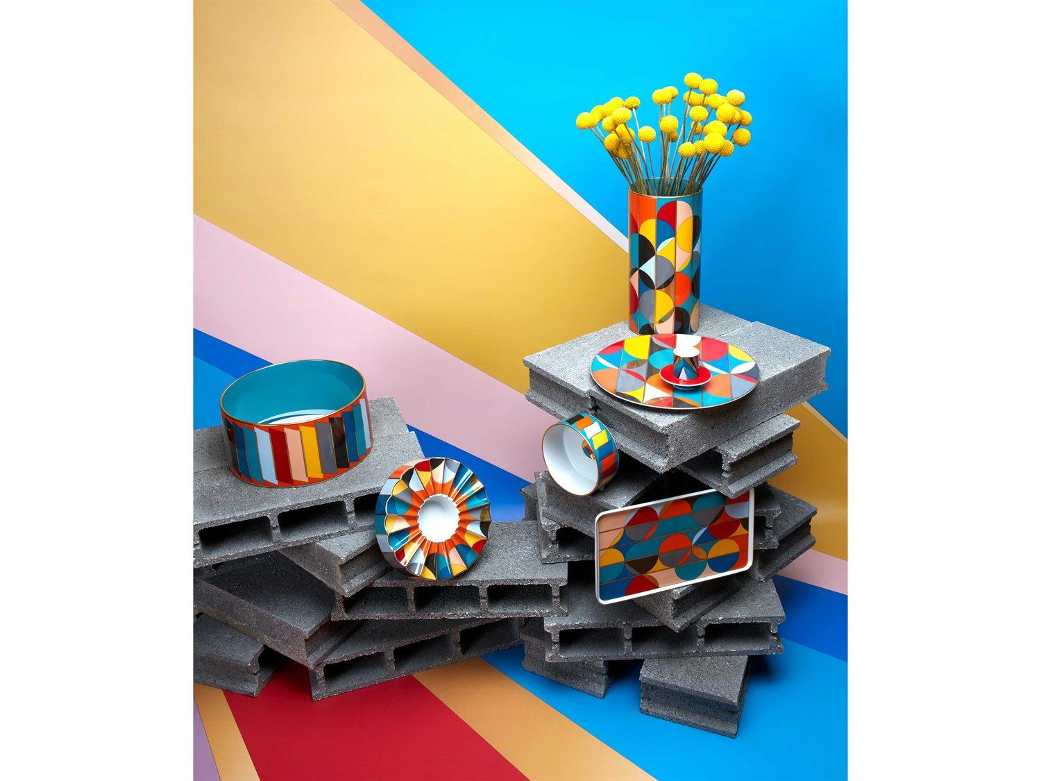 Vista Alegre Futurismo Tall Centerpiece