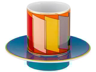 Vista Alegre Futurismo Espresso Cups and Saucers Set of 4