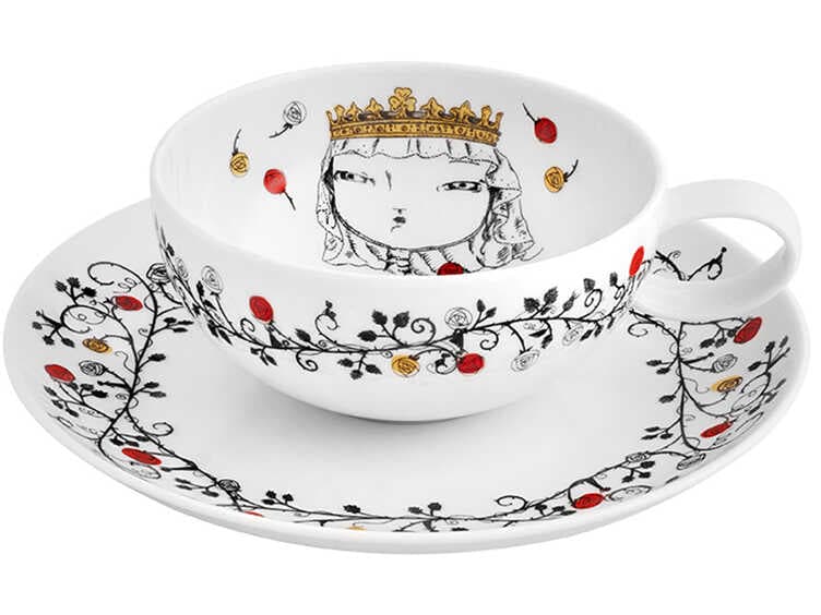 Vista Alegre Rainhas De Portugal Tea Cup and Saucers Set of 6