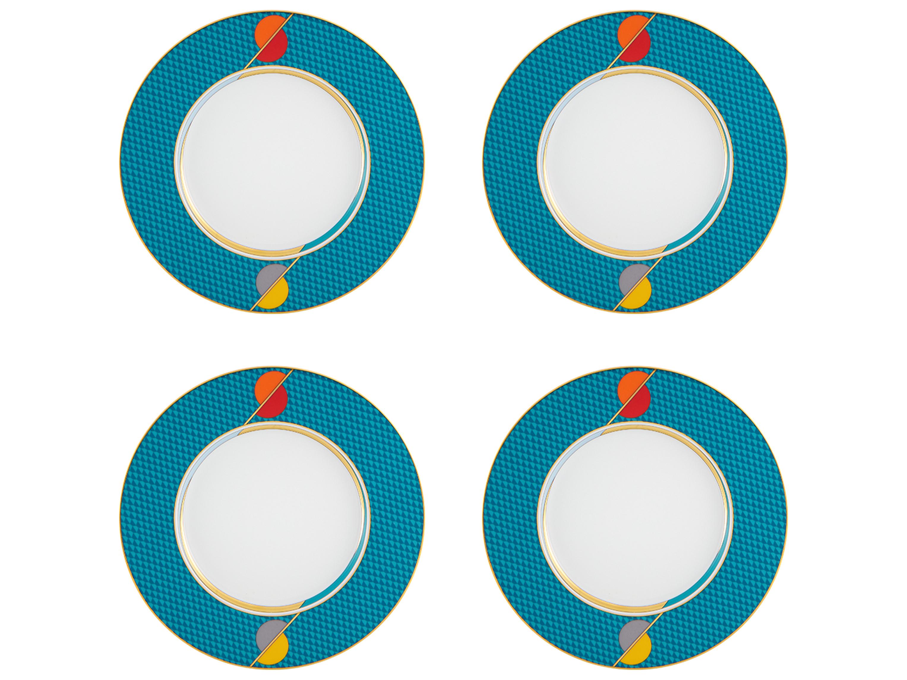 Vista Alegre Futurismo Dessert Plate Set of 4