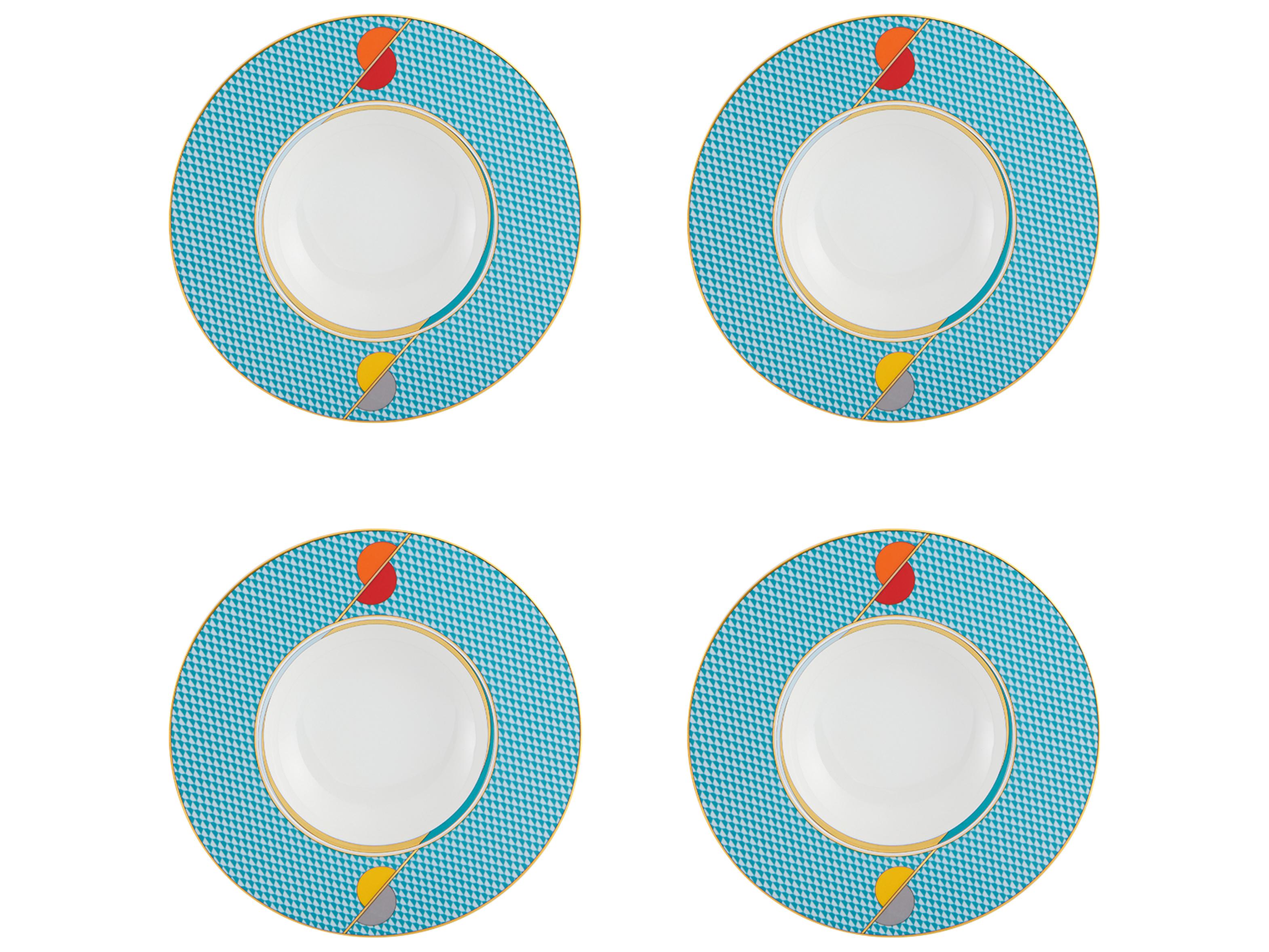 Vista Alegre Futurismo Soup Plate Set of 4