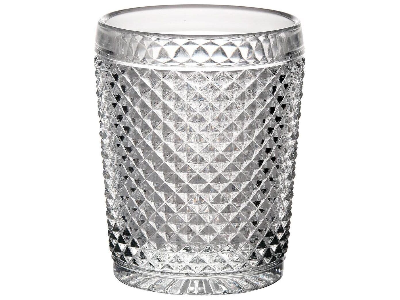 Vista Alegre Bicos Clear Old Fashion Glass Set of 4