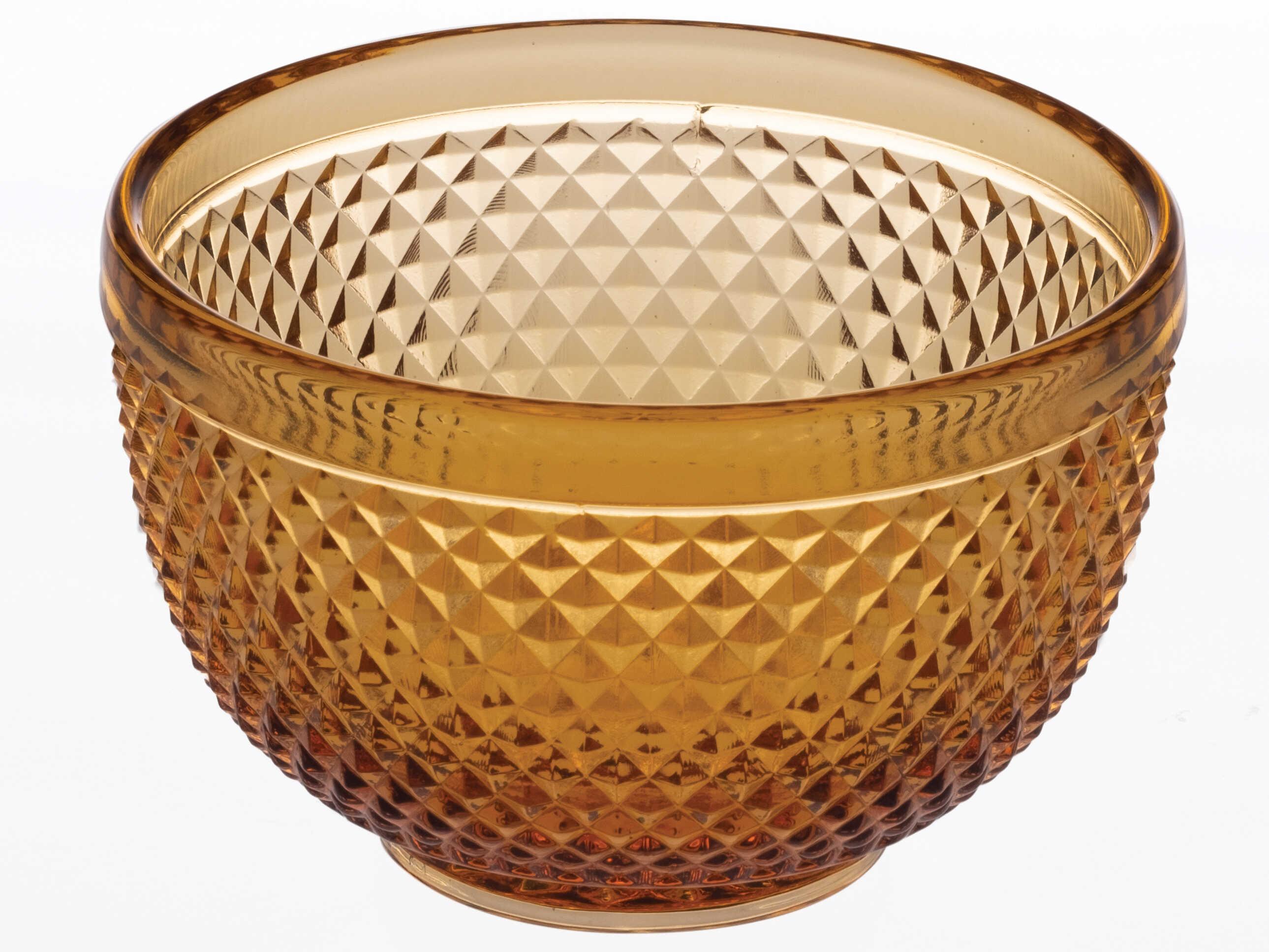 Vista Alegre Bicos Amber Bowl Set of 4