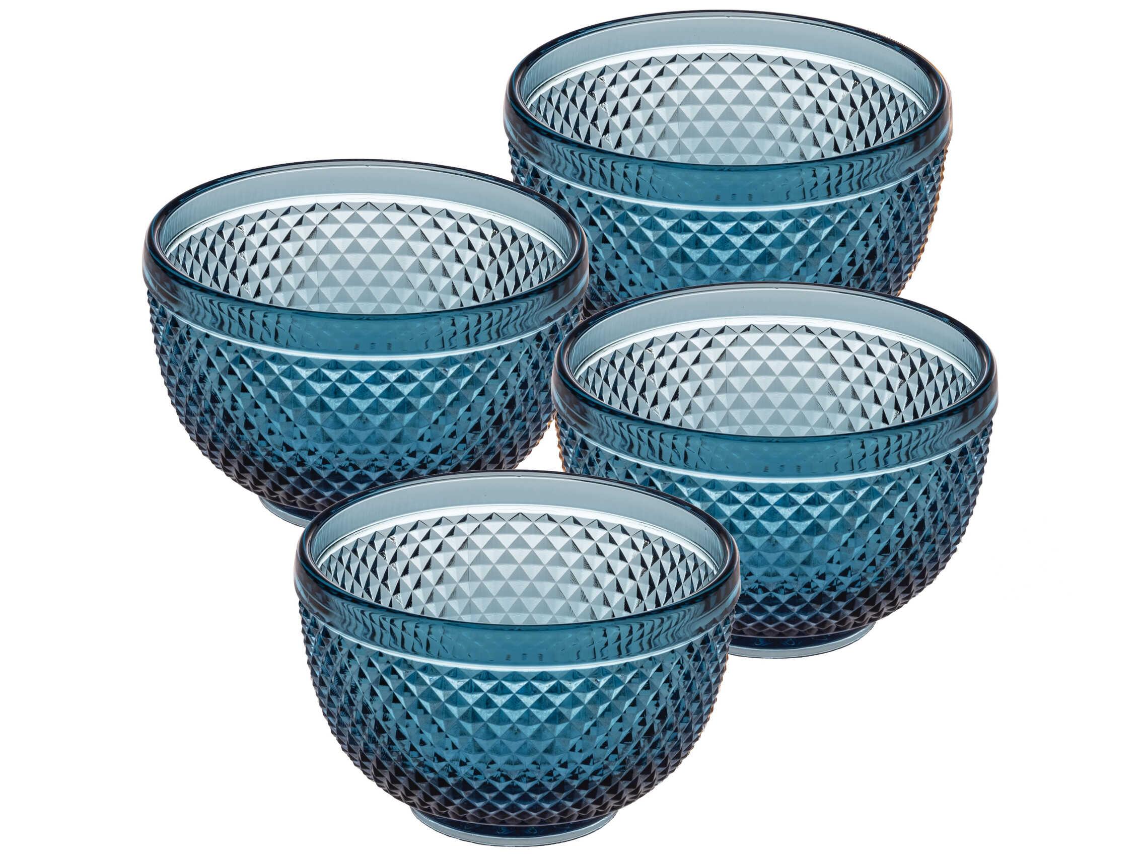 Vista Alegre Bicos Blue Bowl Set of 4