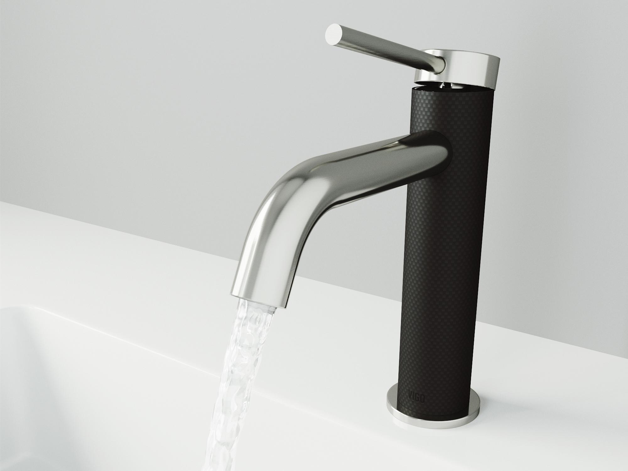 Vigo Madison Brushed Nickel 1-Handle Vanity Bathroom Faucet