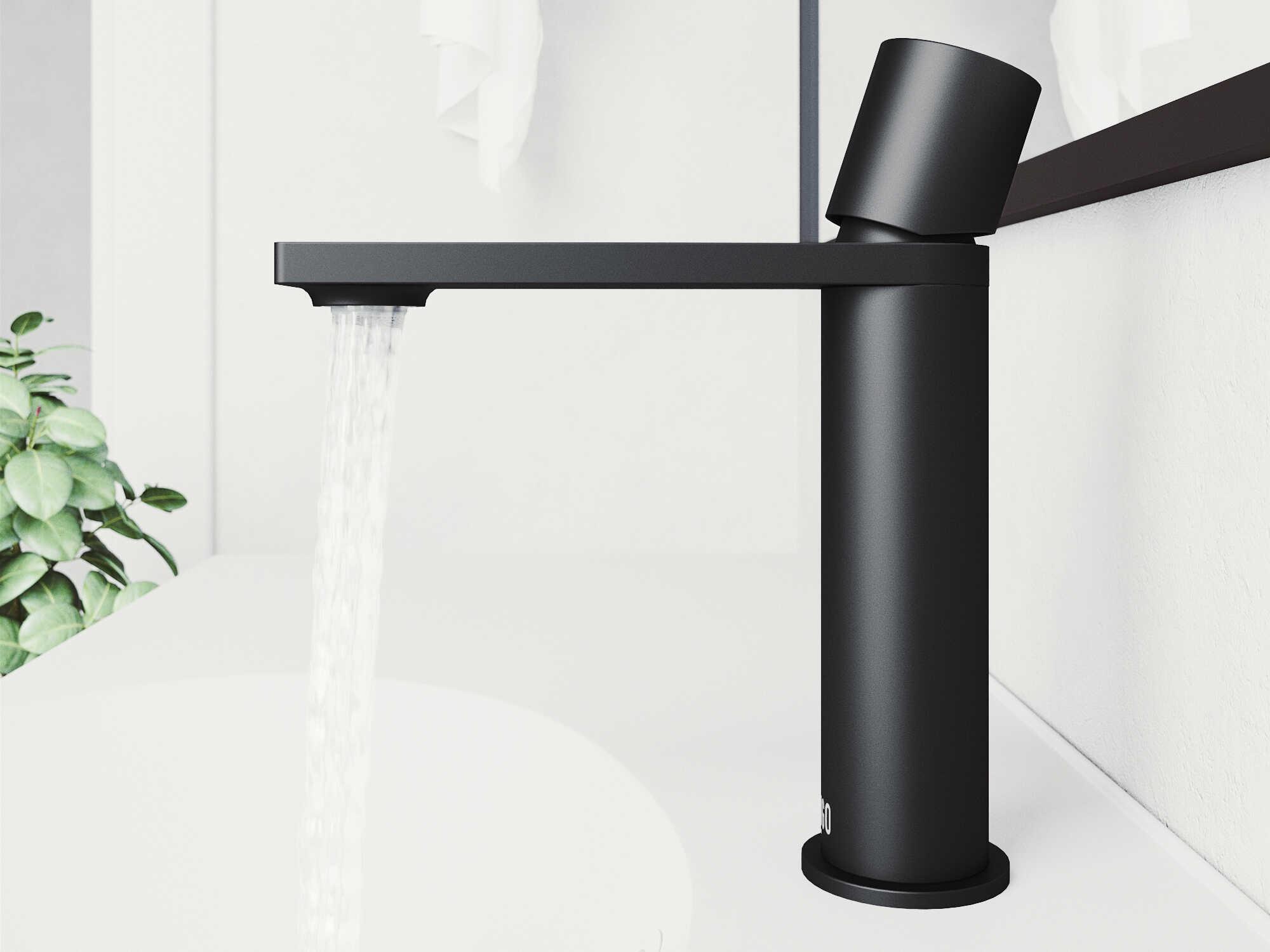 Vigo Halsey Matte Black 1-Handle Bathroom Faucet