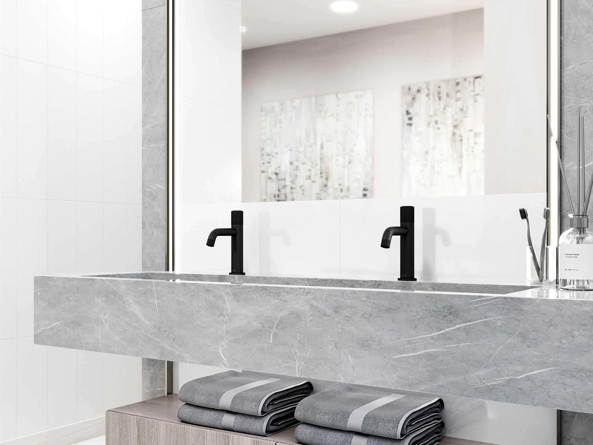 Vigo Apollo Button Operated Bathroom Faucet