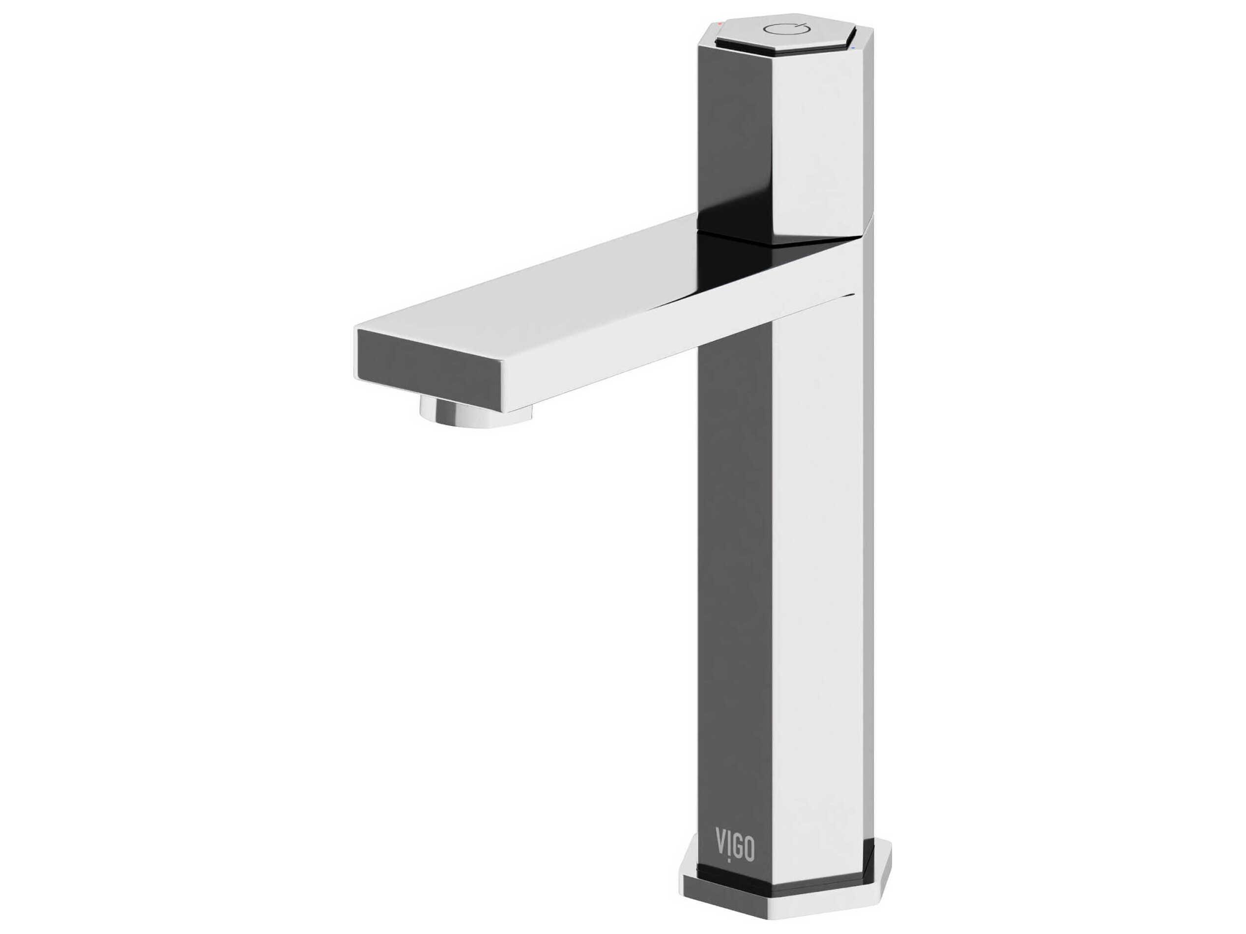 Vigo Nova Button Operated Bathroom Faucet