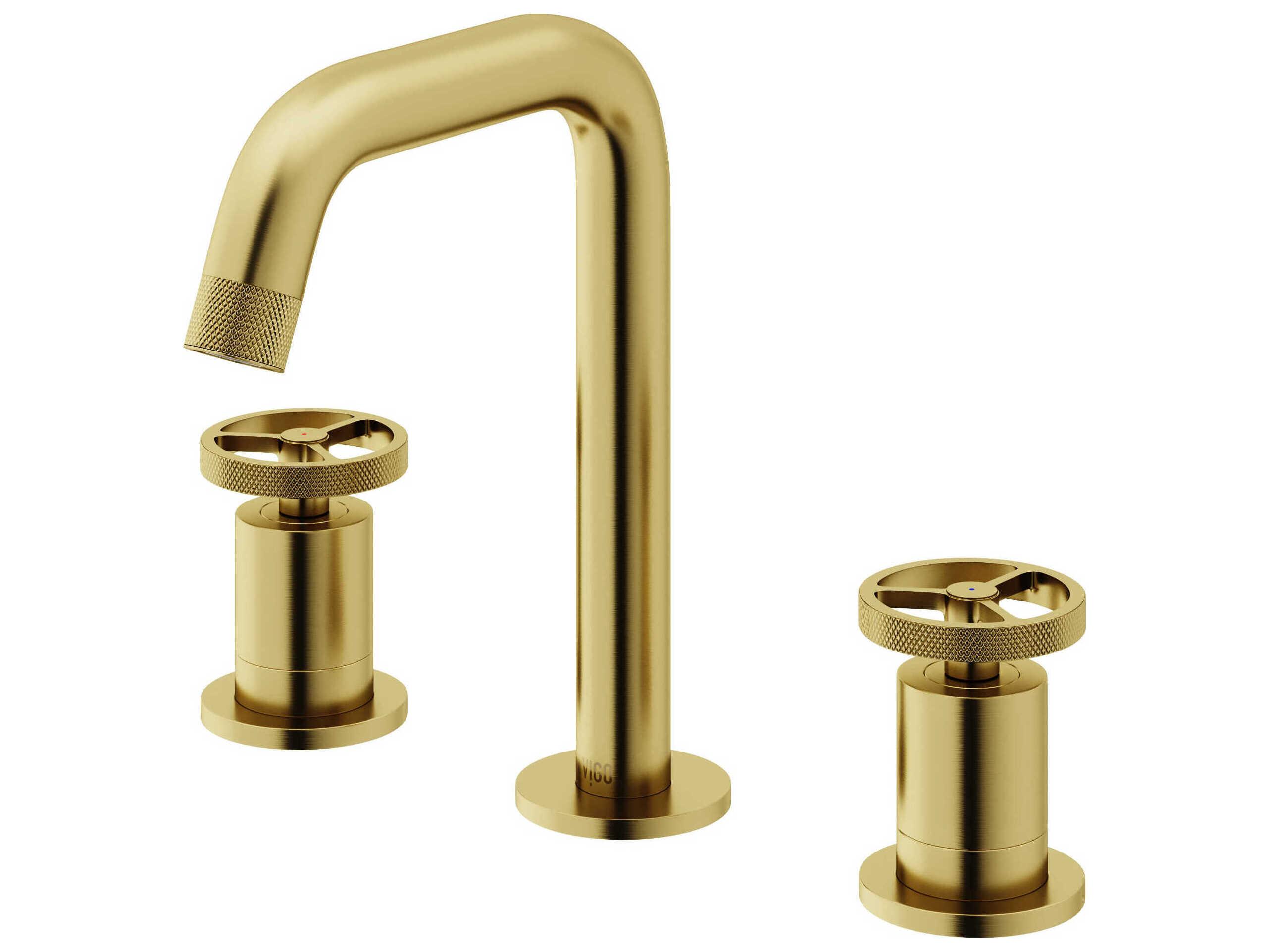 Vigo Cass Two Handle Three-Hole Widespread Bathroom Faucet