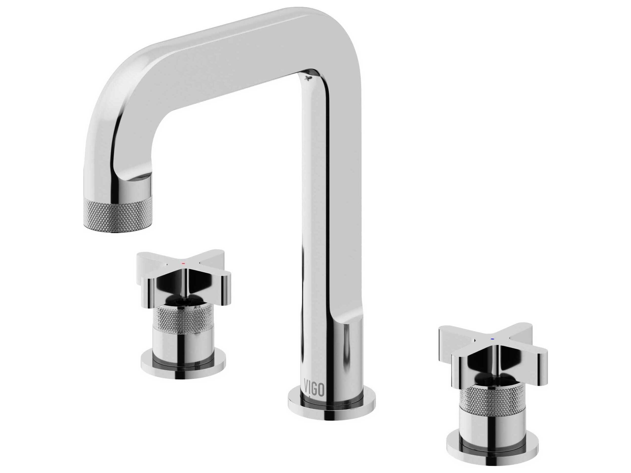Vigo Wythe Two Handle Three-Hole Widespread Bathroom Faucet