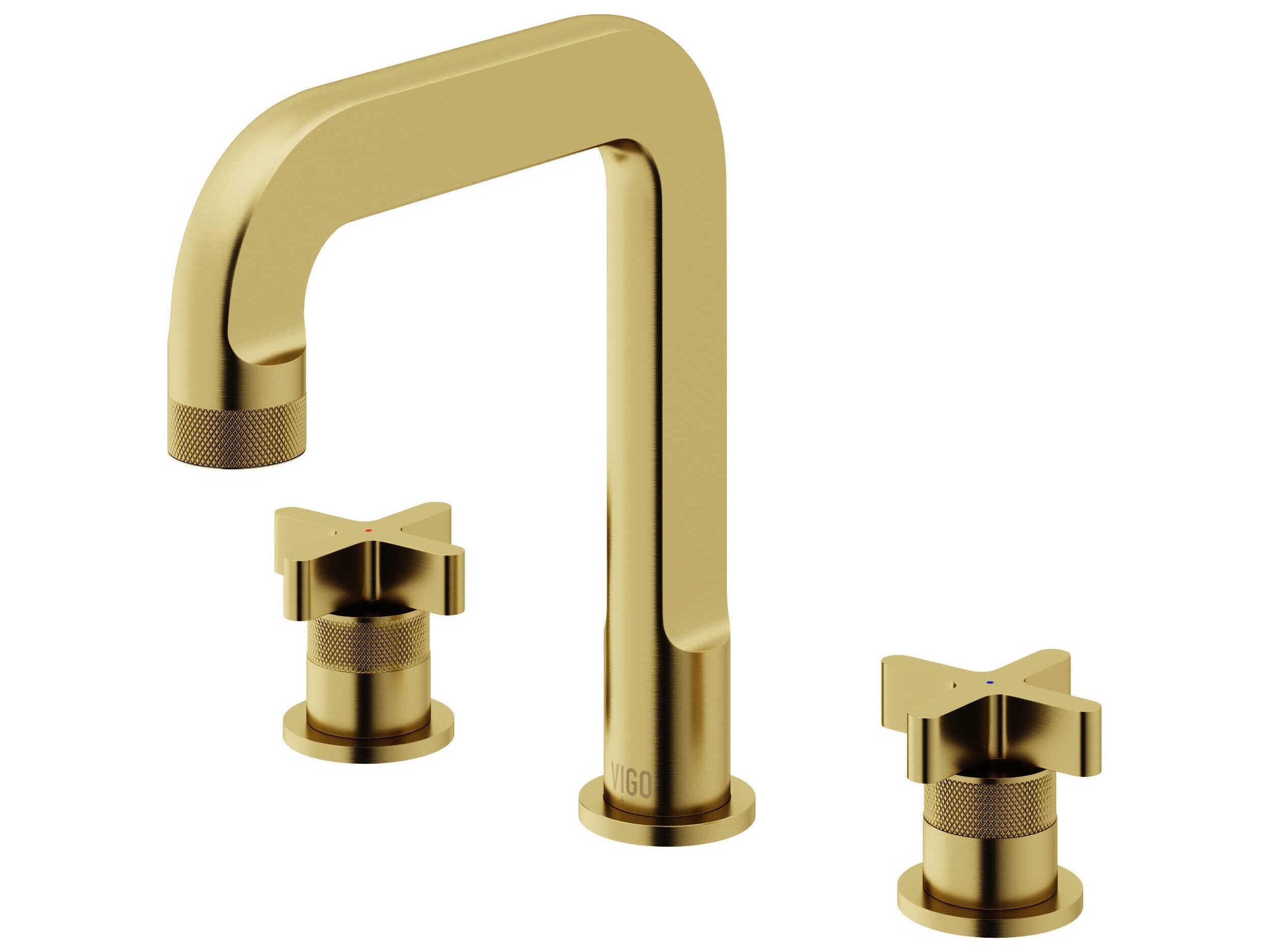 Vigo Wythe Two Handle Three-Hole Widespread Bathroom Faucet