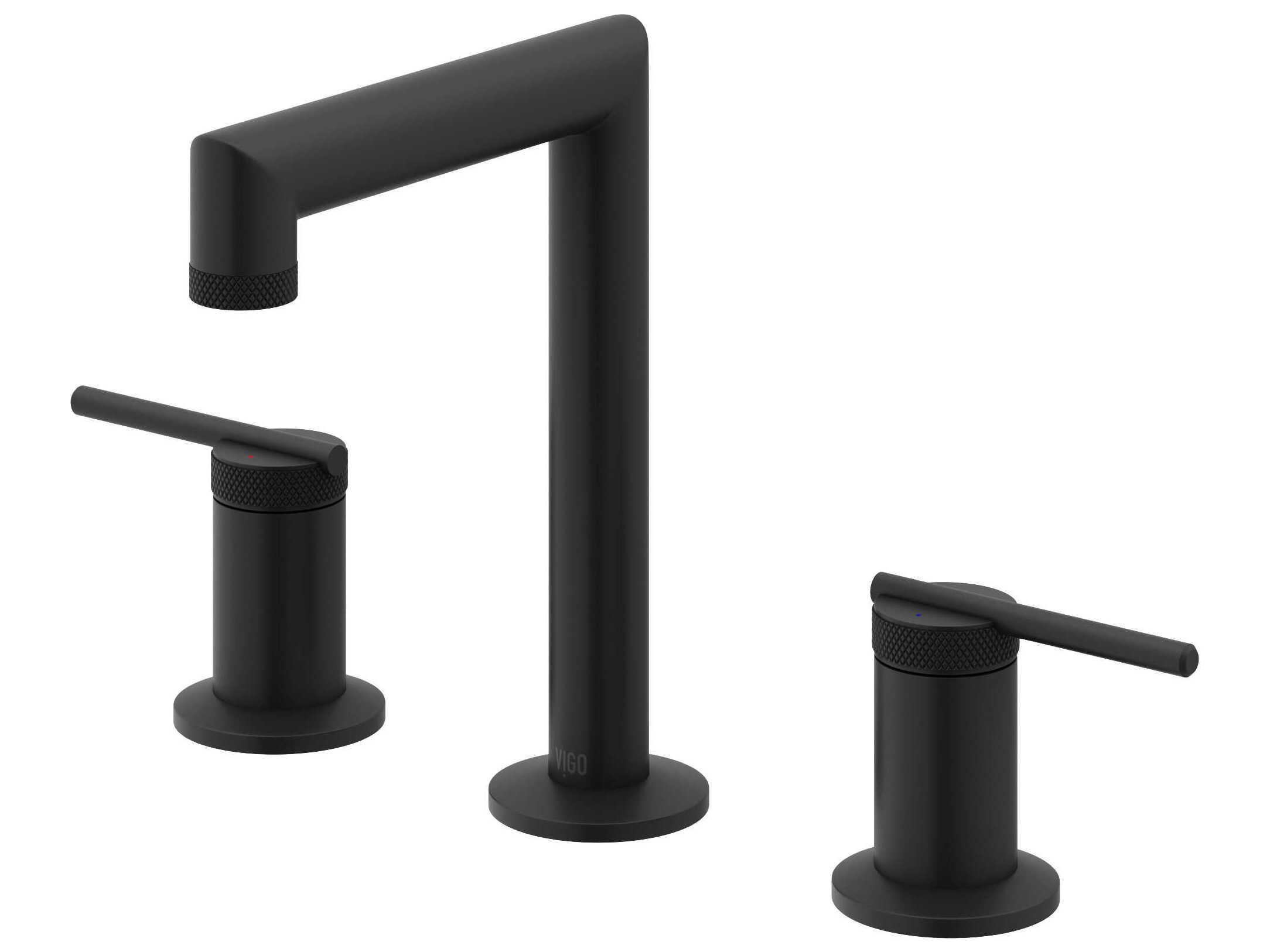 Vigo Sterling Two Handle Three-Hole Widespread Bathroom Faucet