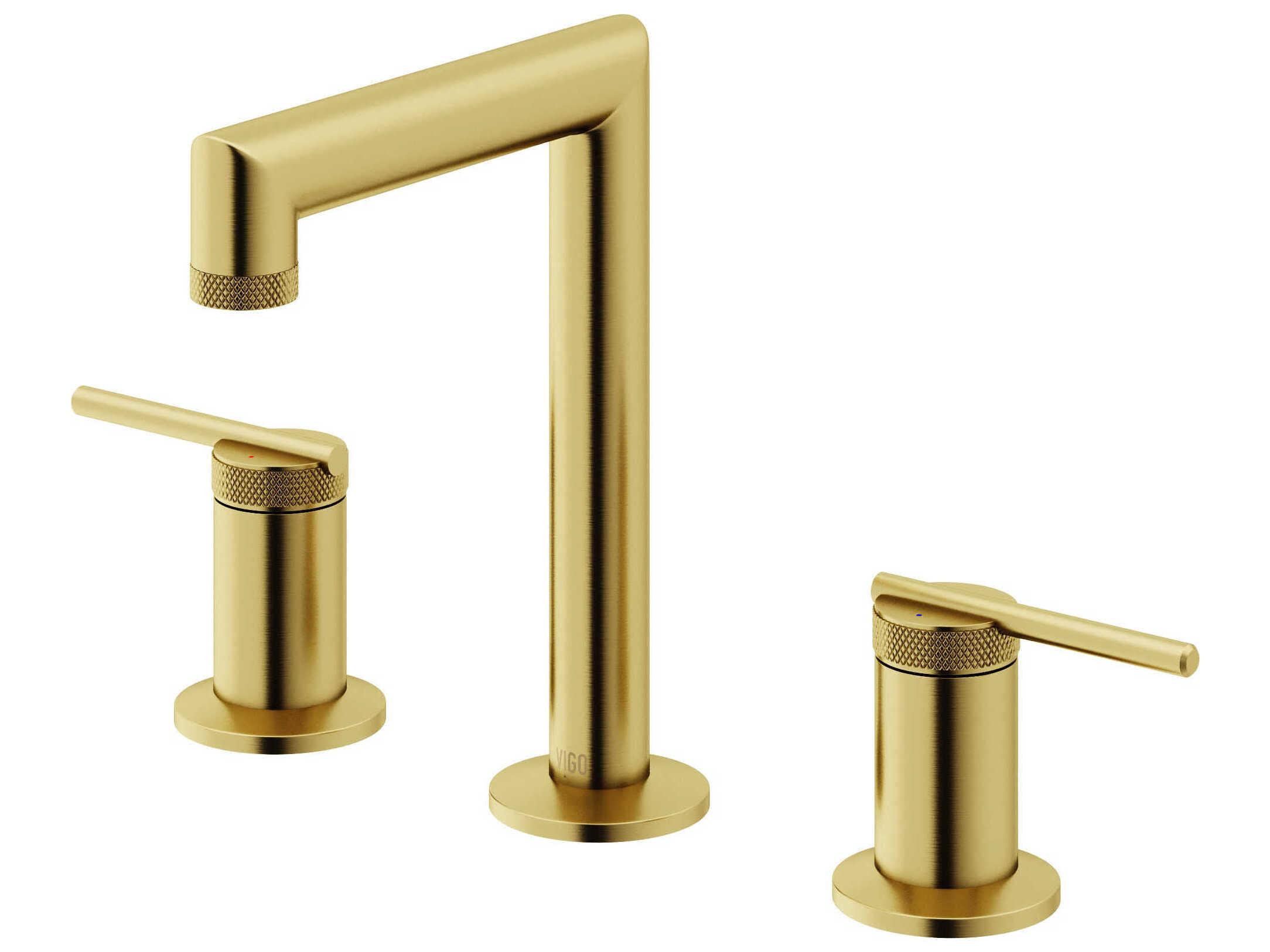 Vigo Sterling Two Handle Three-Hole Widespread Bathroom Faucet