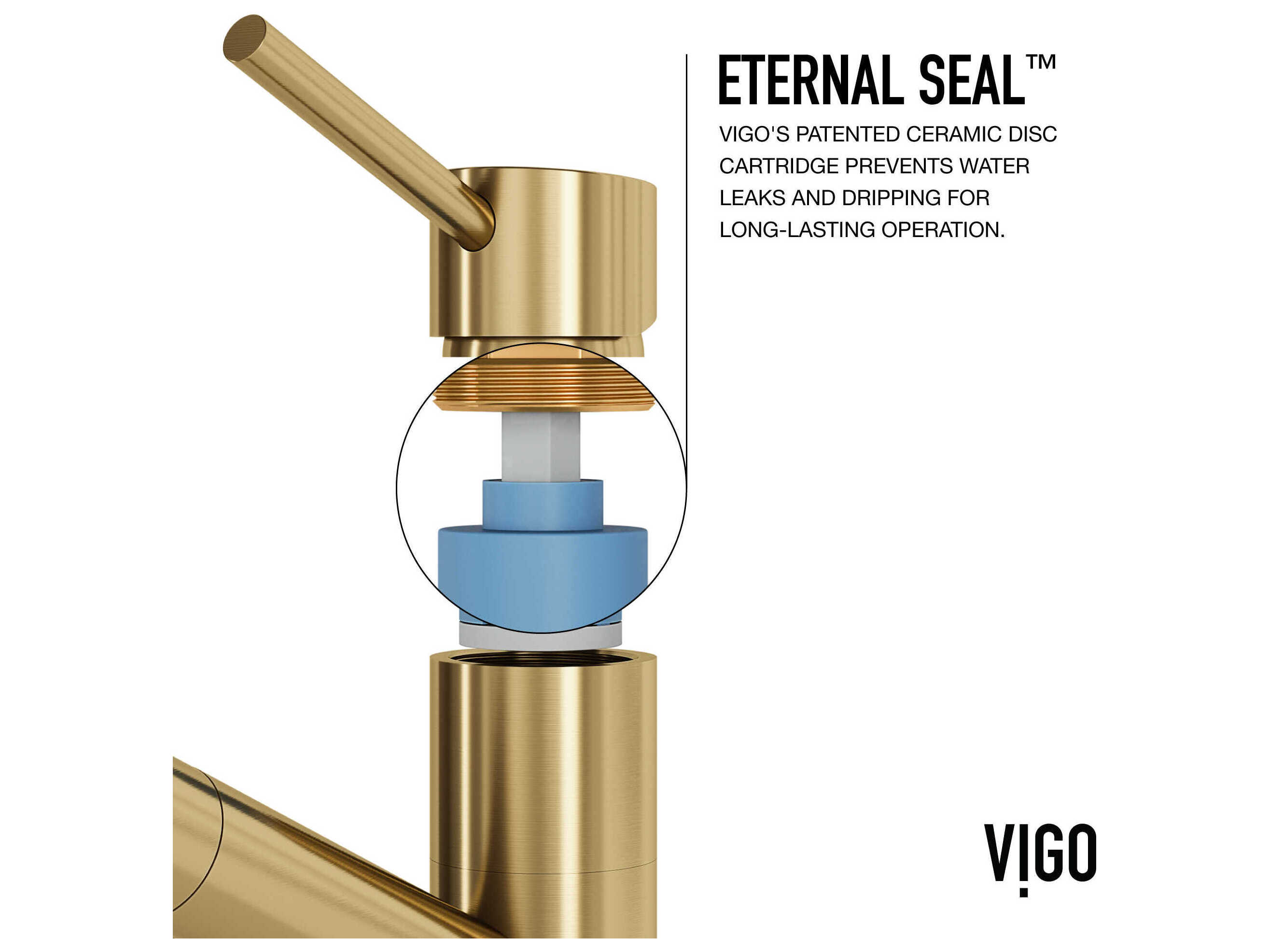 Vigo Branson Matte Brushed Gold Single Handle Pull-Out Sprayer Kitchen Faucet