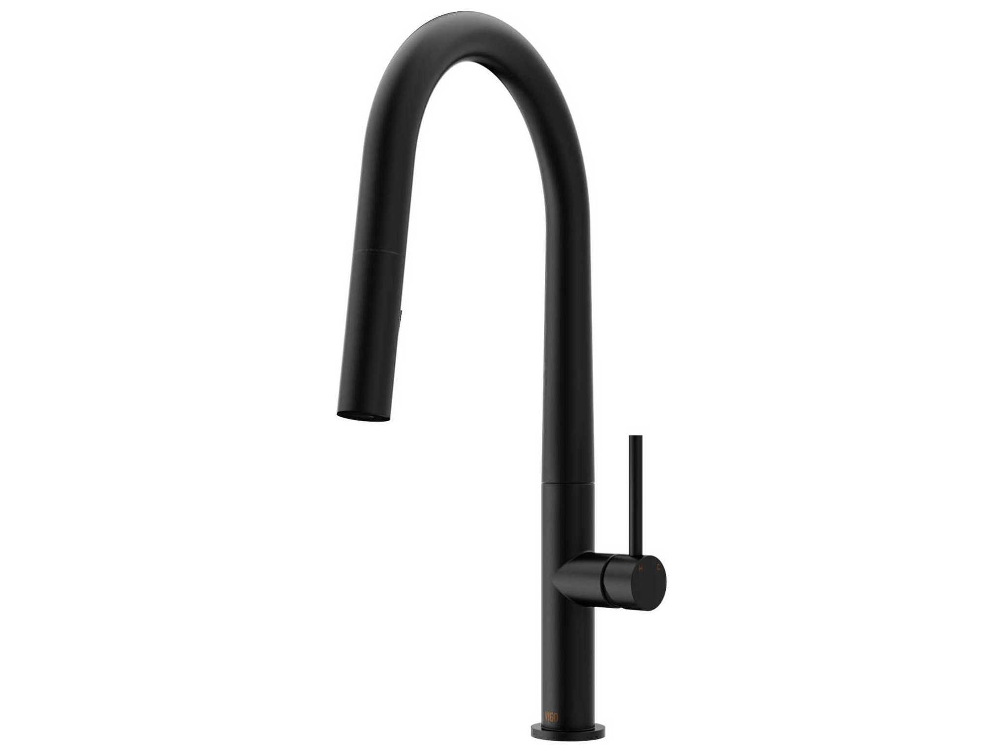 Vigo Greenwich Single Handle Pull-Down Sprayer Kitchen Faucet