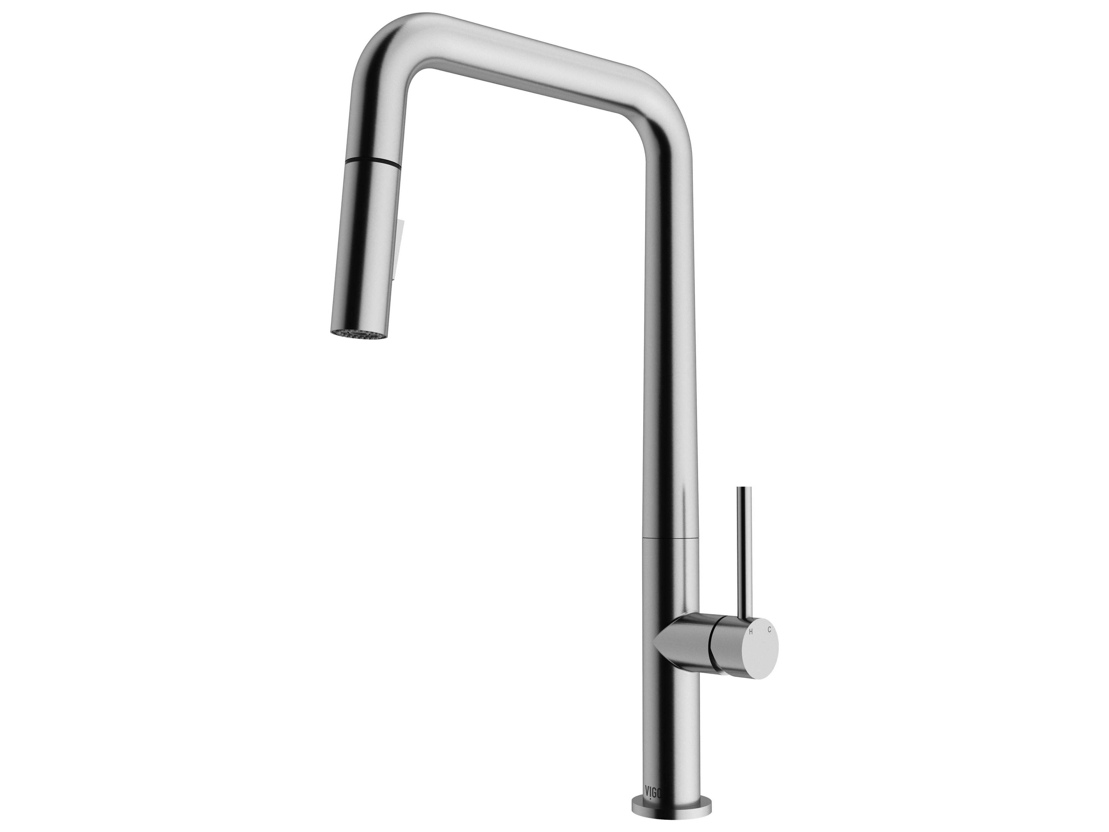 Vigo Parsons Single Handle Pull-Down Sprayer Kitchen Faucet